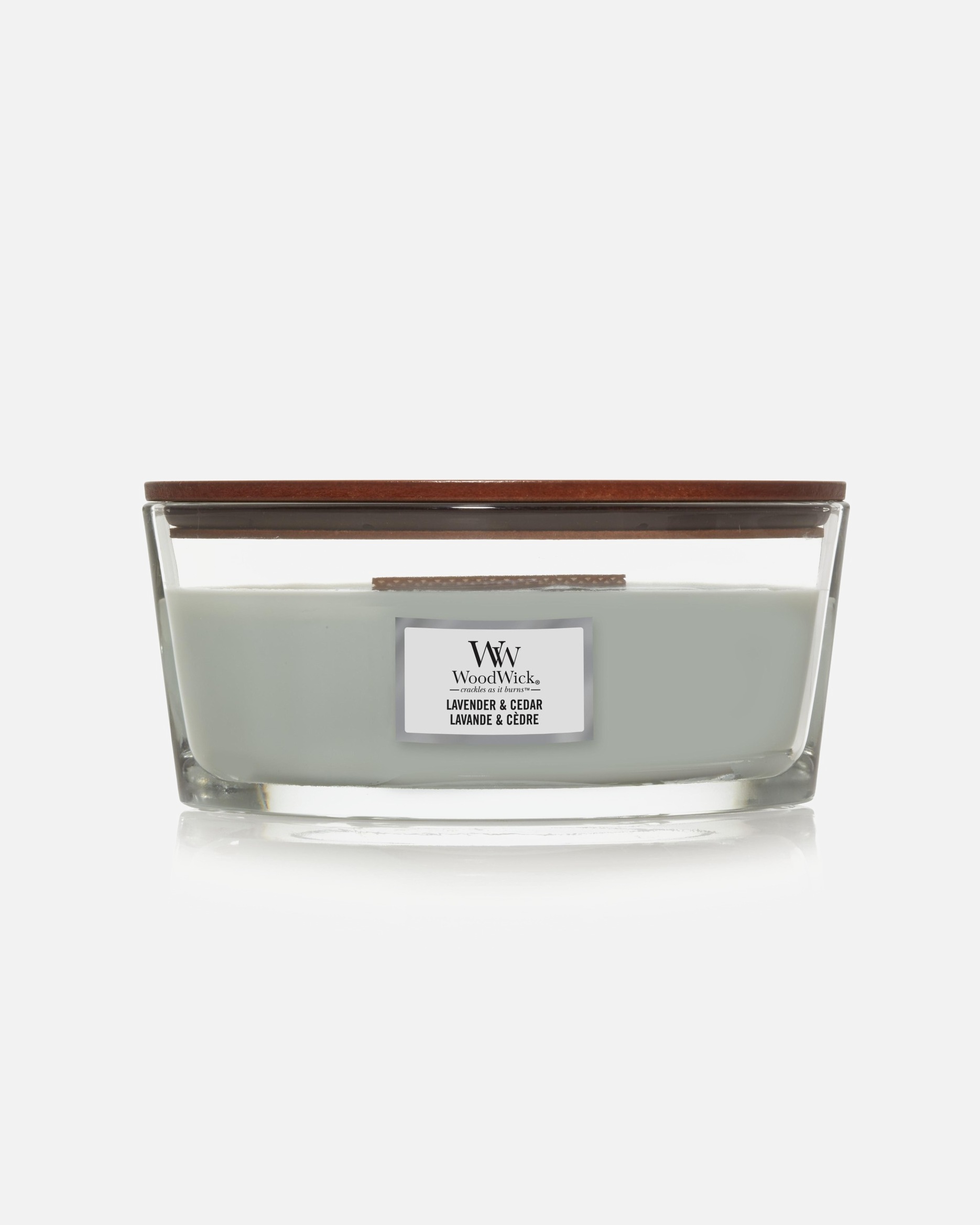 Świeca dla Unisex WoodWick Lavender & Cedar 454 g