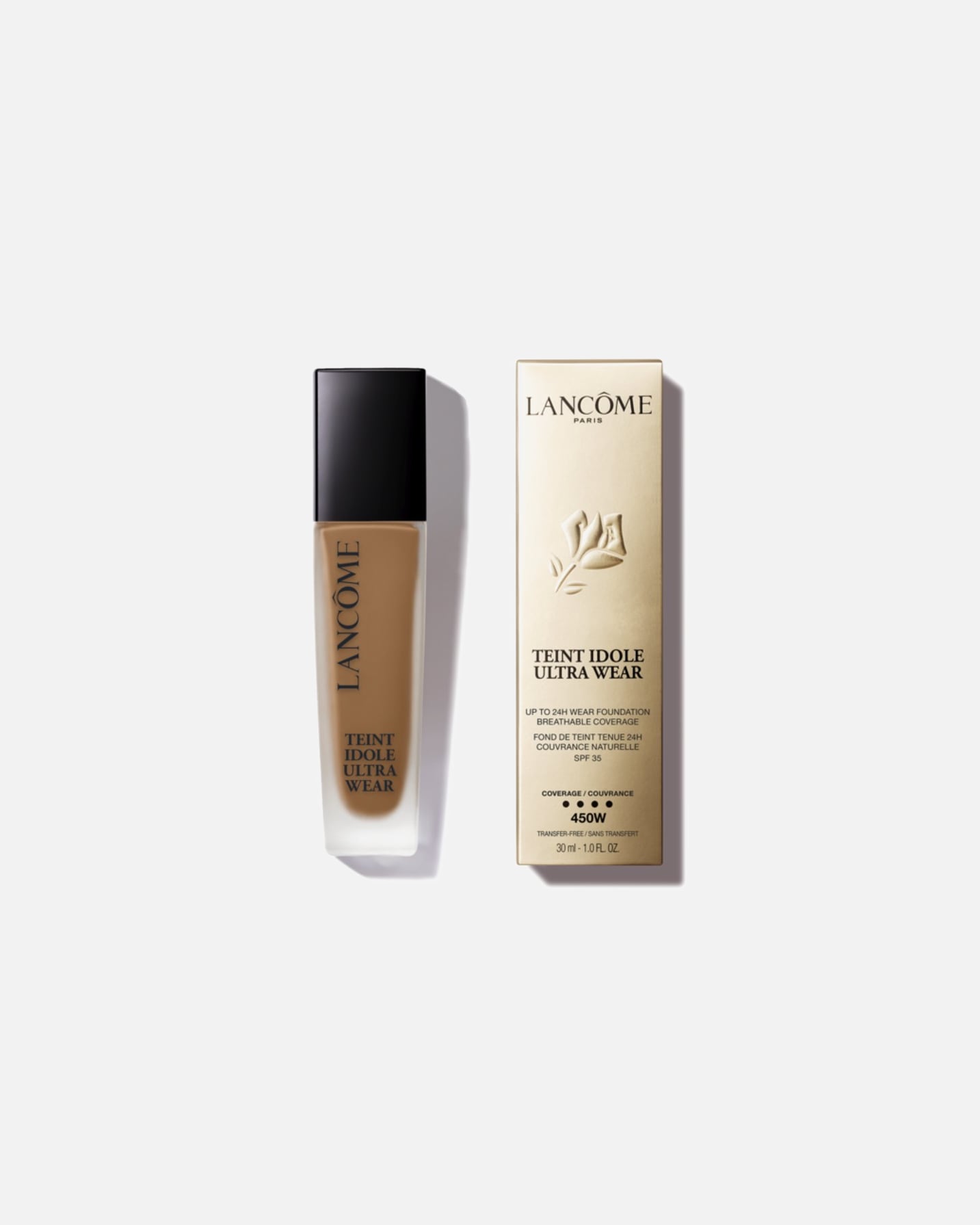Podkład dla Unisex Lancôme Teint Idole Ultra Wear 24H LONGWEAR FOUNDATION 450W (previously 09)