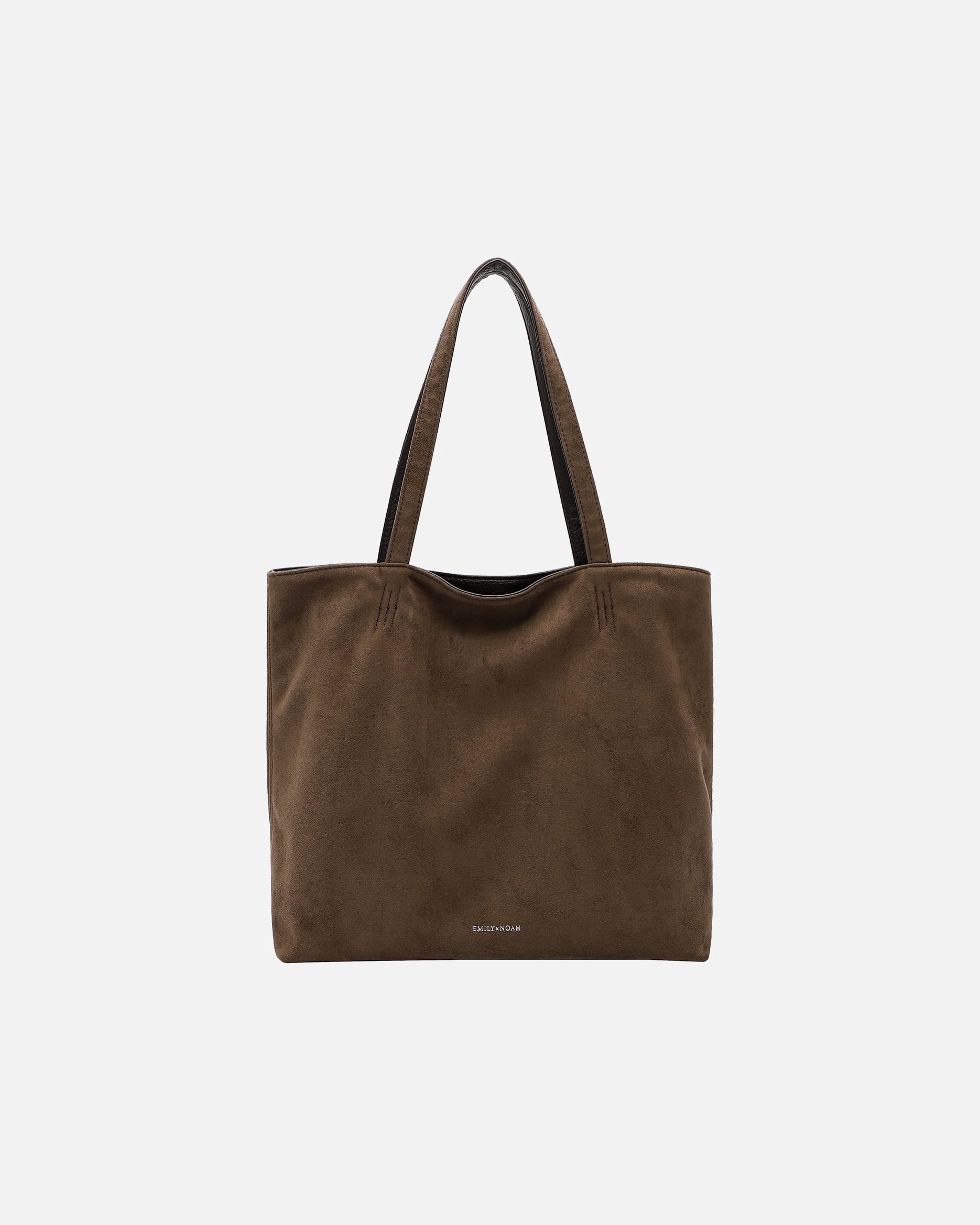 Torba dla Kobieta Emily & Noah Torebka Shopper E&N Eva Suede Oliv