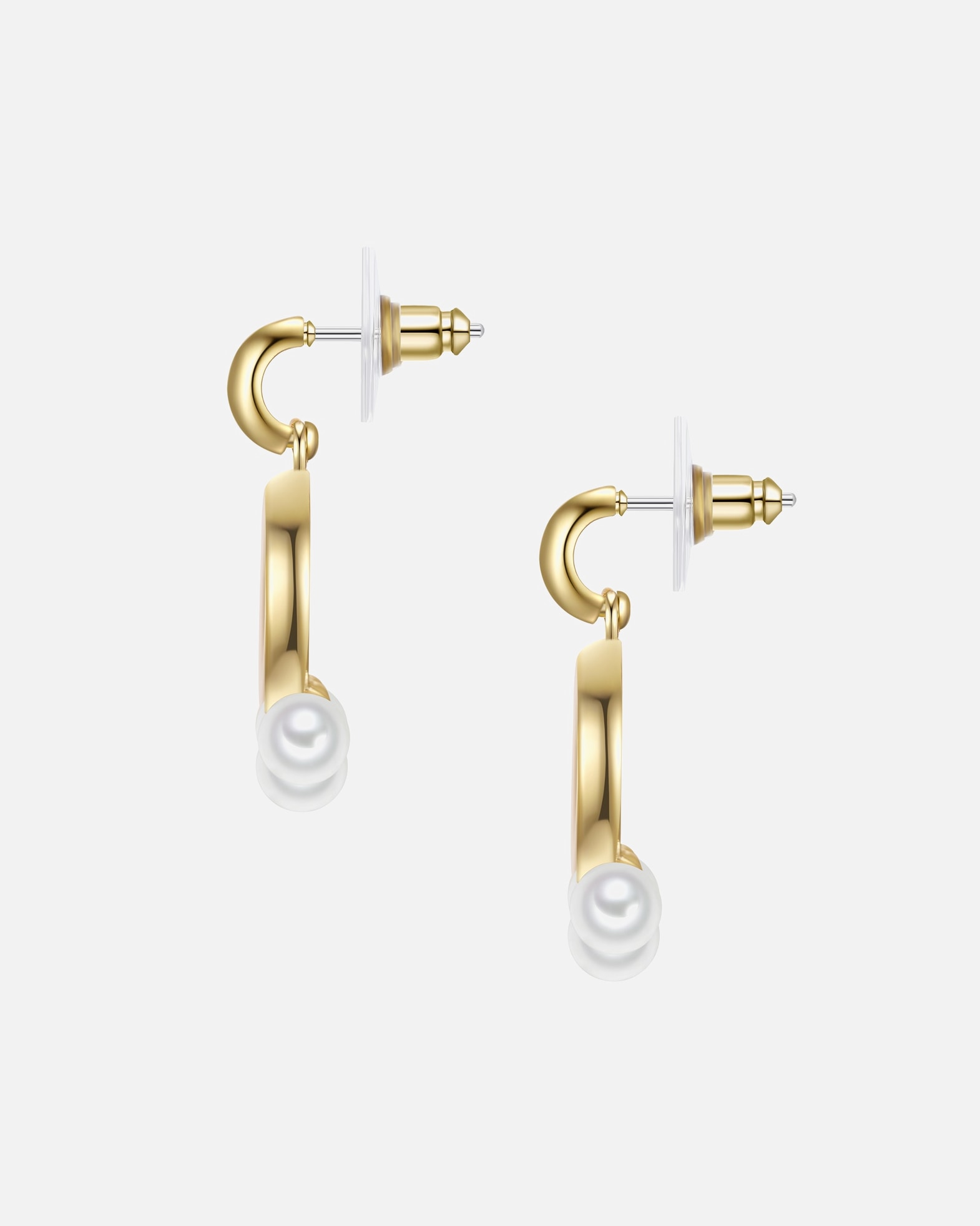 Kolczyki dla Kobieta Yokoamii Kolczyki z Stop metali w;"Żółte złoto 33,3 mm