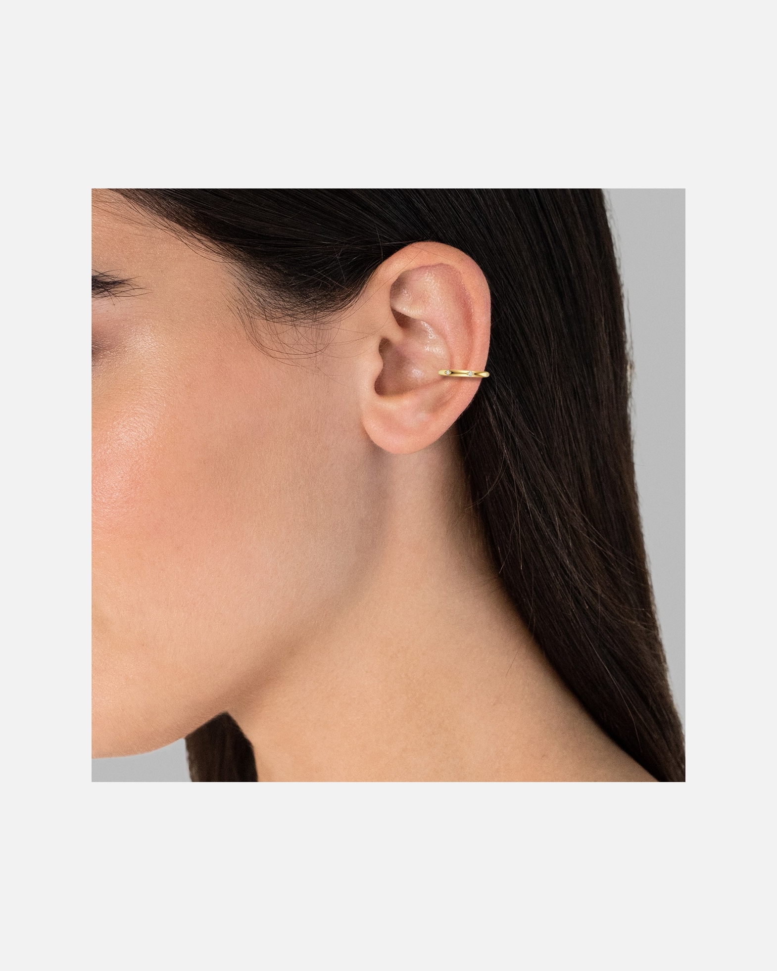 Kolczyki dla Kobieta Glanzstücke München Kolczyki z Srebro wysokiej próby w Żółte złoto 10,9 mm