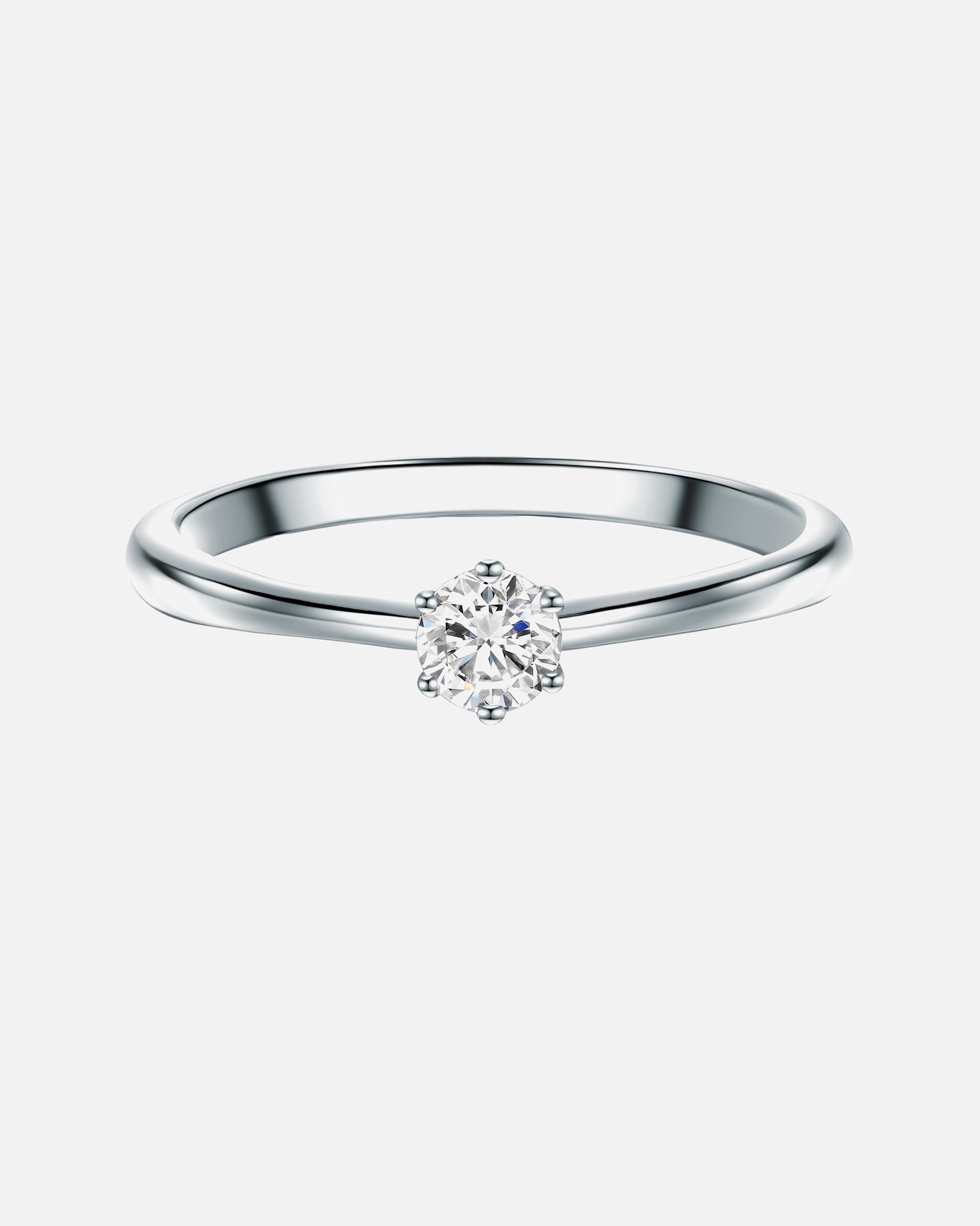 Pierścionek dla Kobieta Pierścionek z Srebro wysokiej próby w Srebrny 57