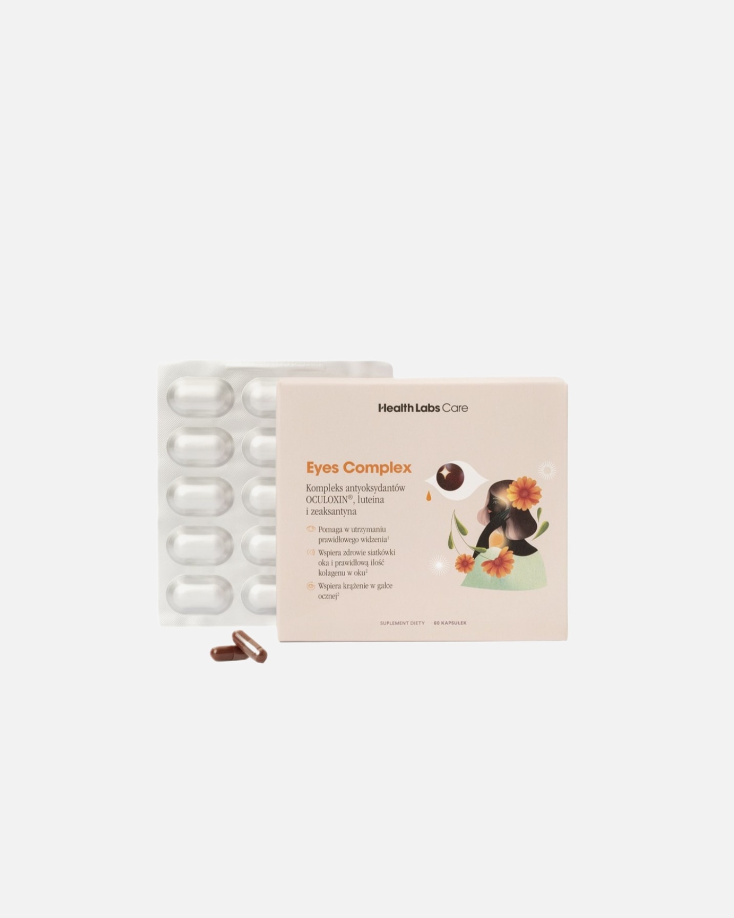 Suplement diety dla Kobieta Health Labs Care Eyes Complex 60 szt