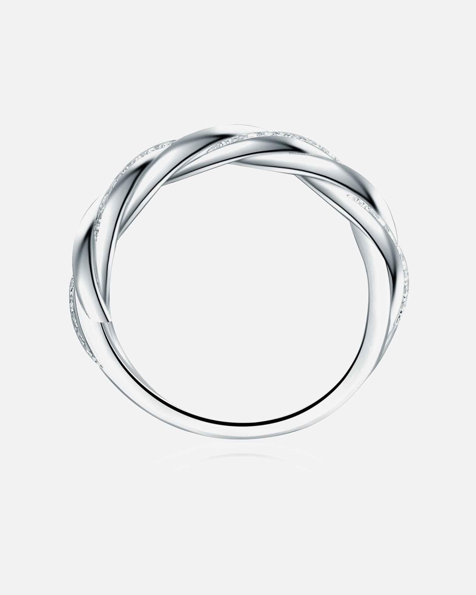 Pierścionek dla Kobieta Trilani Srebrny pierścionek srebro wysokiej próby Cyrkonia srebrny 48