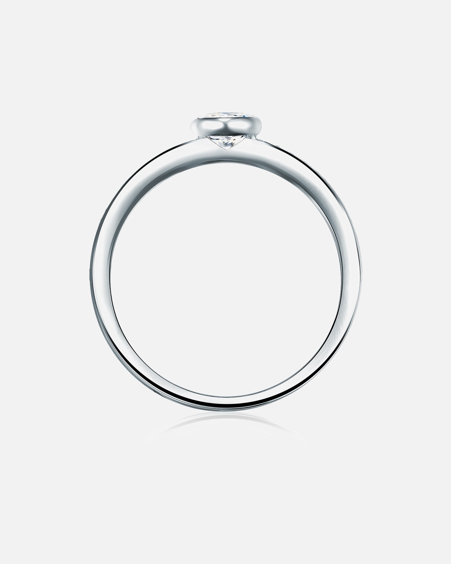 Pierścionek dla Kobieta Trilani Srebrny pierścionek srebro wysokiej próby Cyrkonia srebrny 50