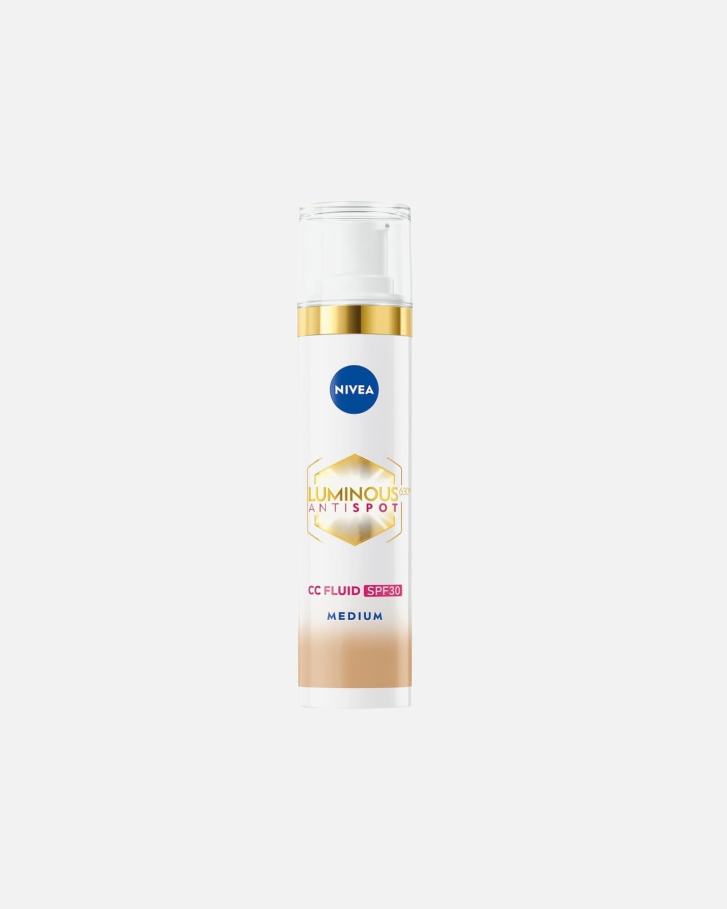Krem CC dla Kobieta NIVEA Luminous630® Antispot CC Fluid 02 Medium