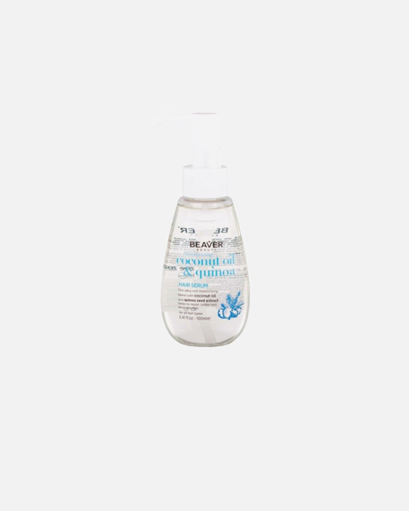 Maska do włosów dla Unisex Beaver Maska nawilżająca z olejem kokosowym i komosą ryżową 250 ml