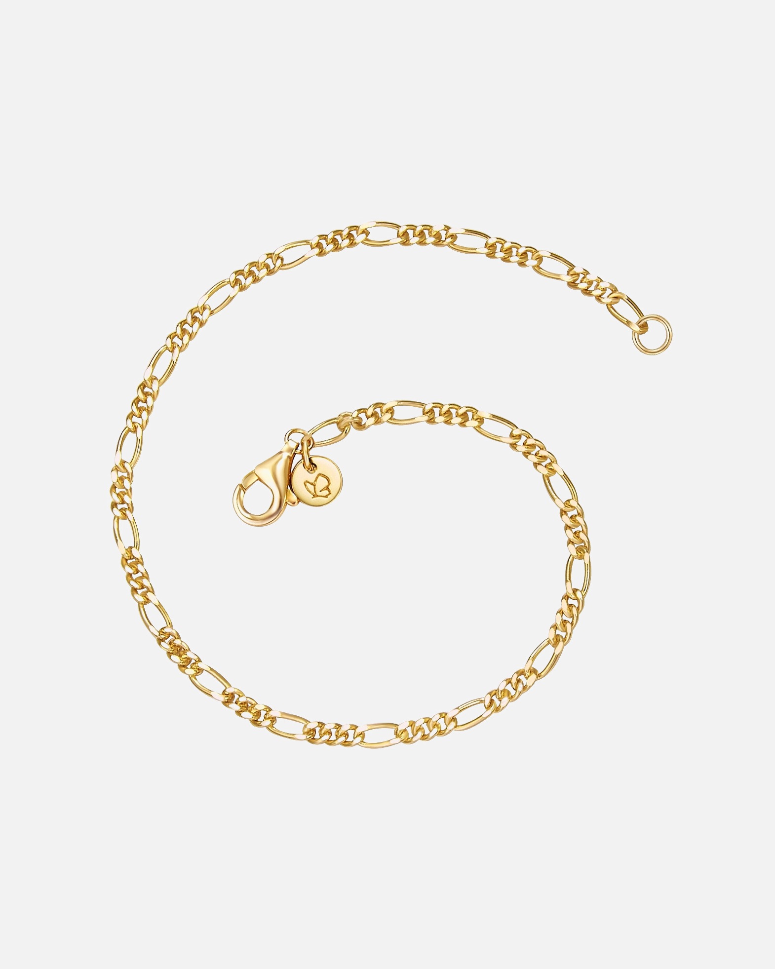 Bransoletka dla Kobieta Glanzstücke München Srebrna bransoleta srebro wysokiej próby żółte złoto 17 cm