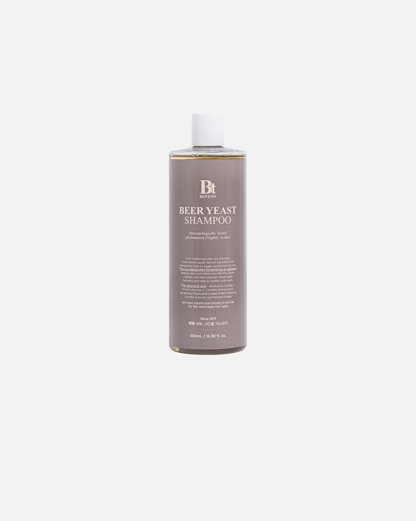 Szampon do włosów dla Unisex Benton Szampon drożdżowy z piwem 500 ml