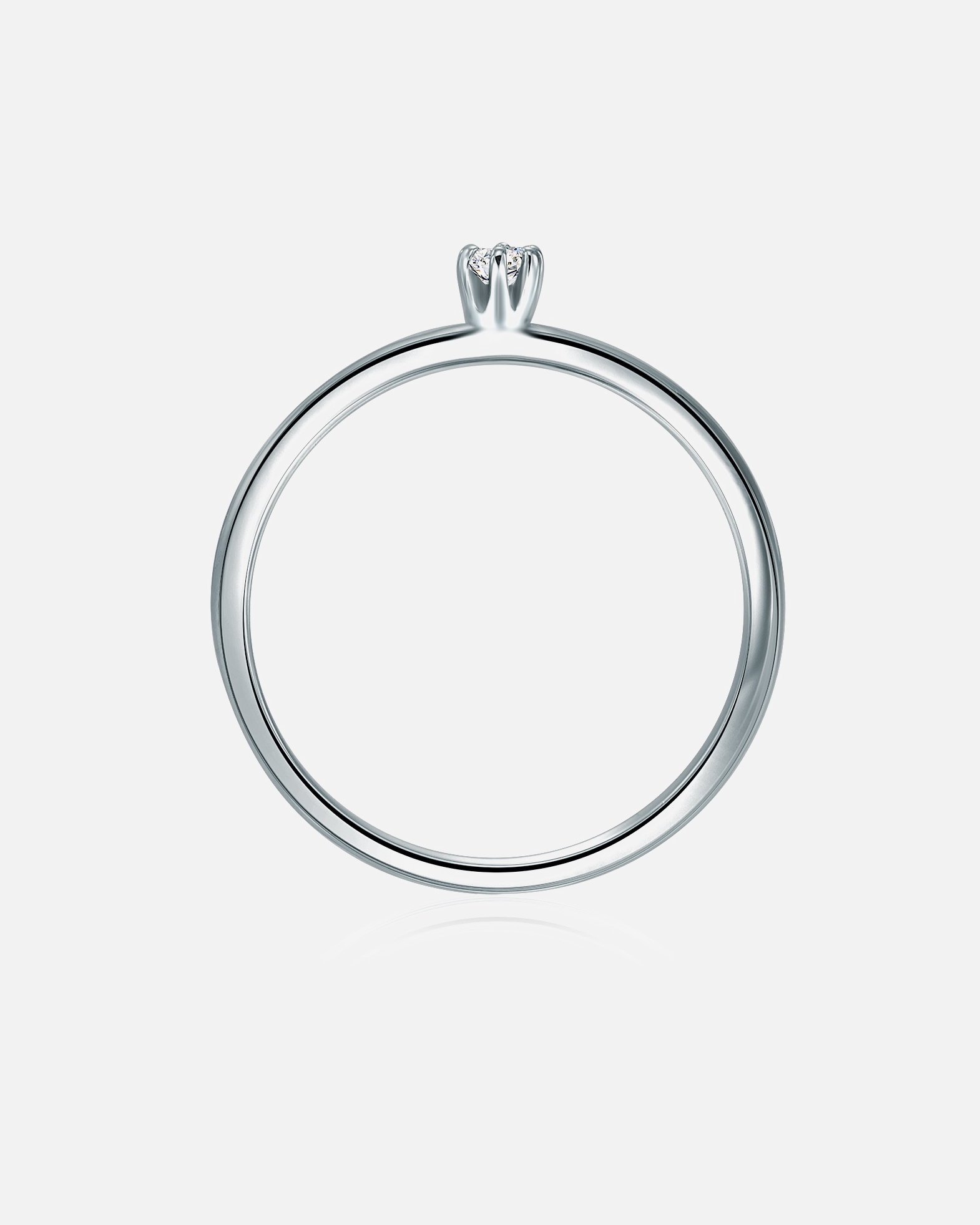 Pierścionek dla Kobieta Trilani Pierścionek z Srebro wysokiej próby w Srebrny 52