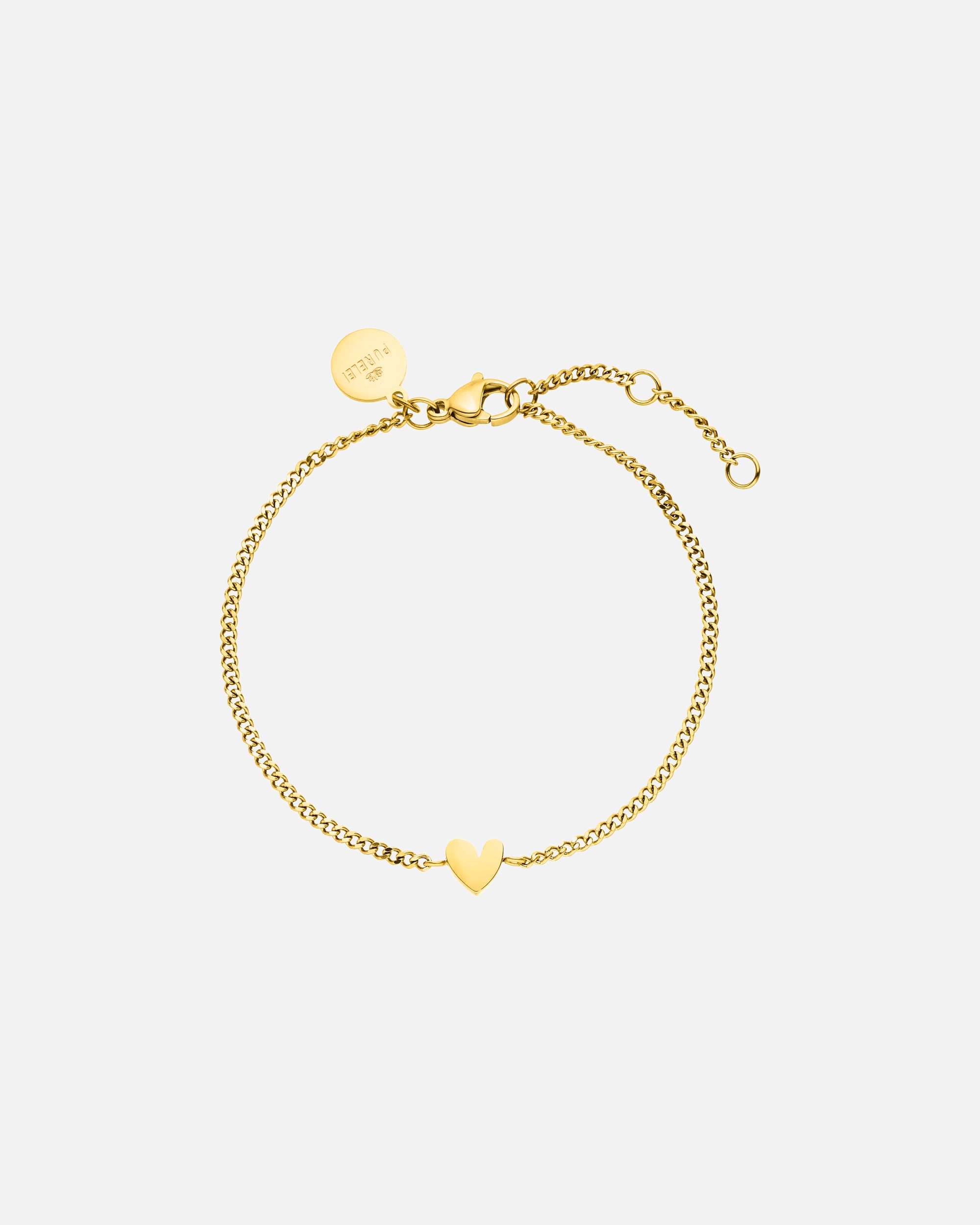 Bransoletka dla Kobieta Purelei Purelei Bransoletka Tiny Heart Złoto