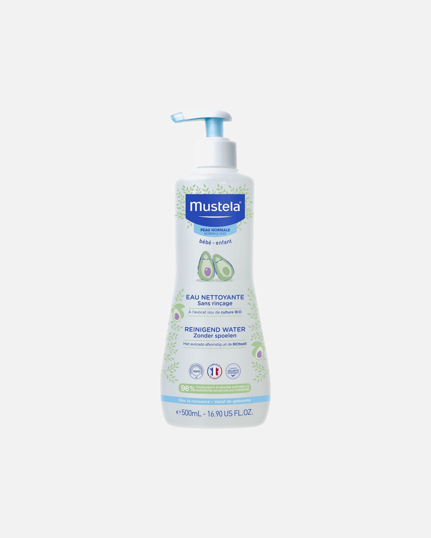Woda do ciała dla Unisex Mustela Normal Skin 500 ml