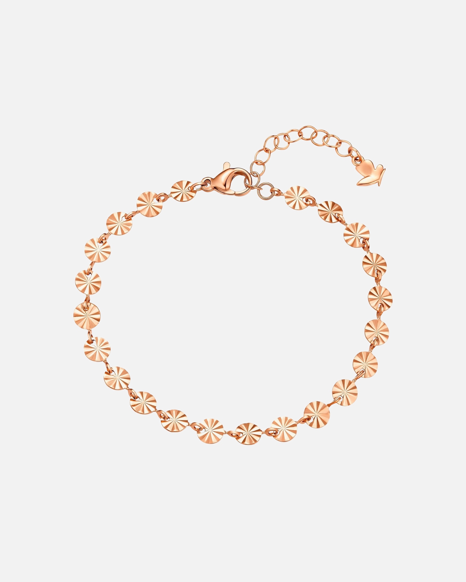 Bransoletka dla Kobieta Glanzstücke München Bransoletka ze stali nierdzewnej w kolorze Rózowego Zlota 17,0 cm Basislänge + 3,0 cm Verlängerung
