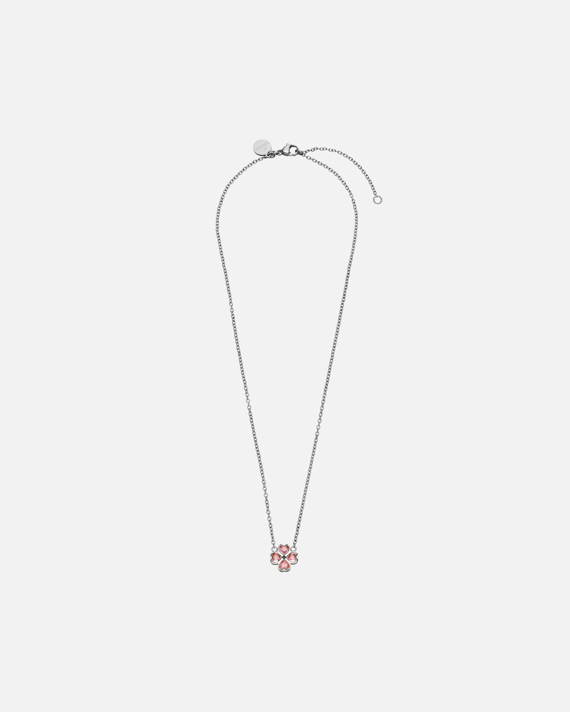 Naszyjnik dla Unisex Purelei Purelei Łańcuch Cuore Rosé Srebrny