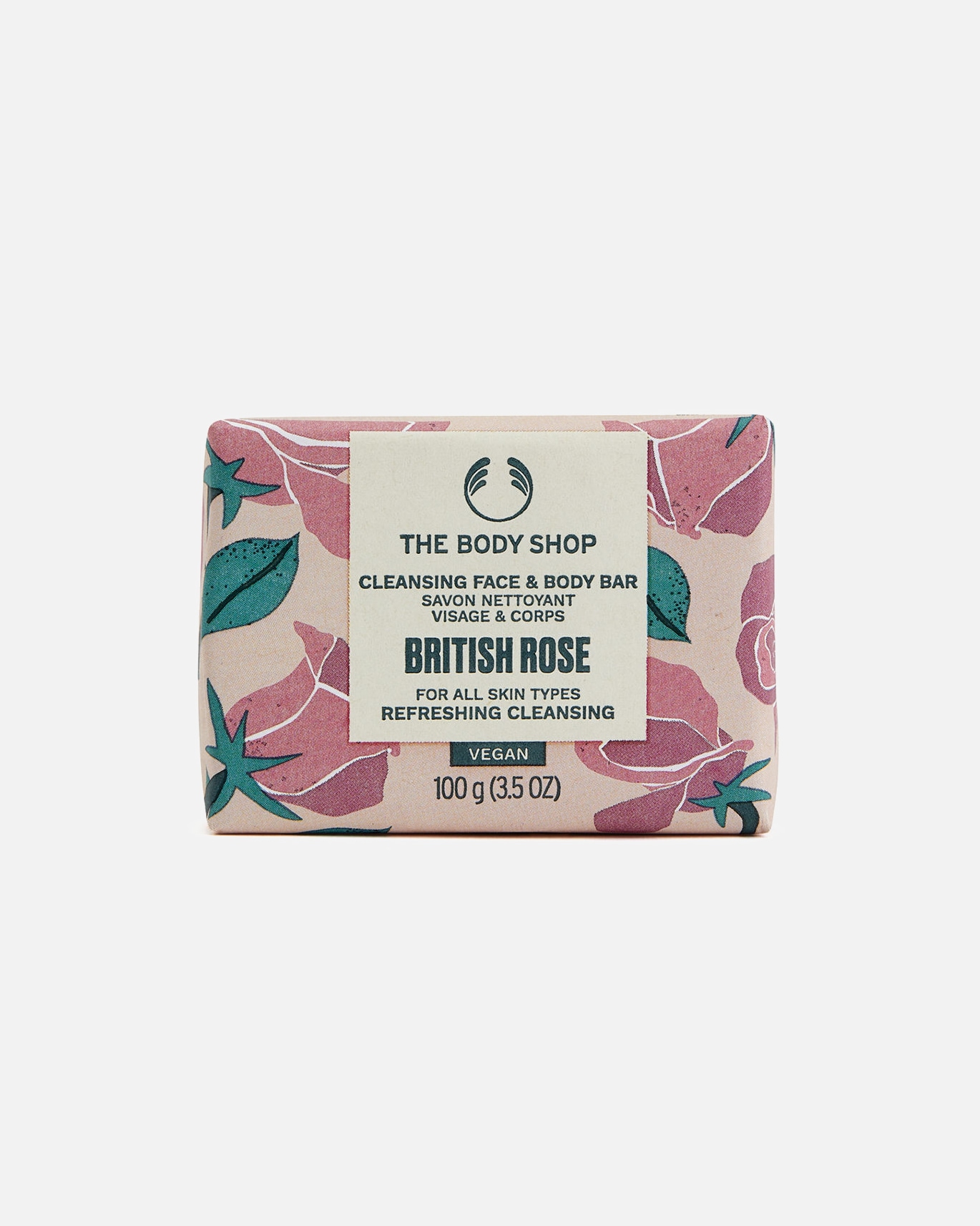 Mydło do twarzy dla Unisex The Body Shop Mydło BRITISH ROSE 100 g