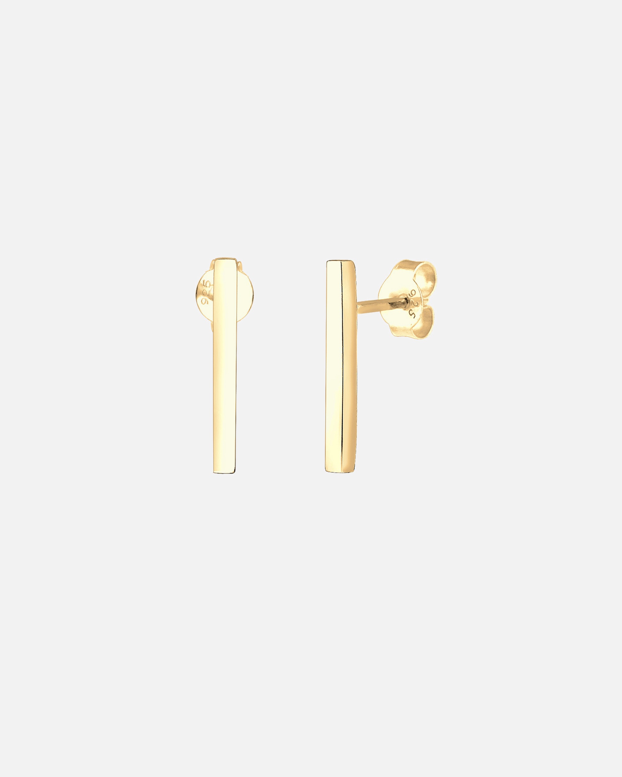 Kolczyki dla Kobieta Elli Damskie kolczyki sztyfty Geo Minimal z srebra próby 925 Sterling Silver goldfarben