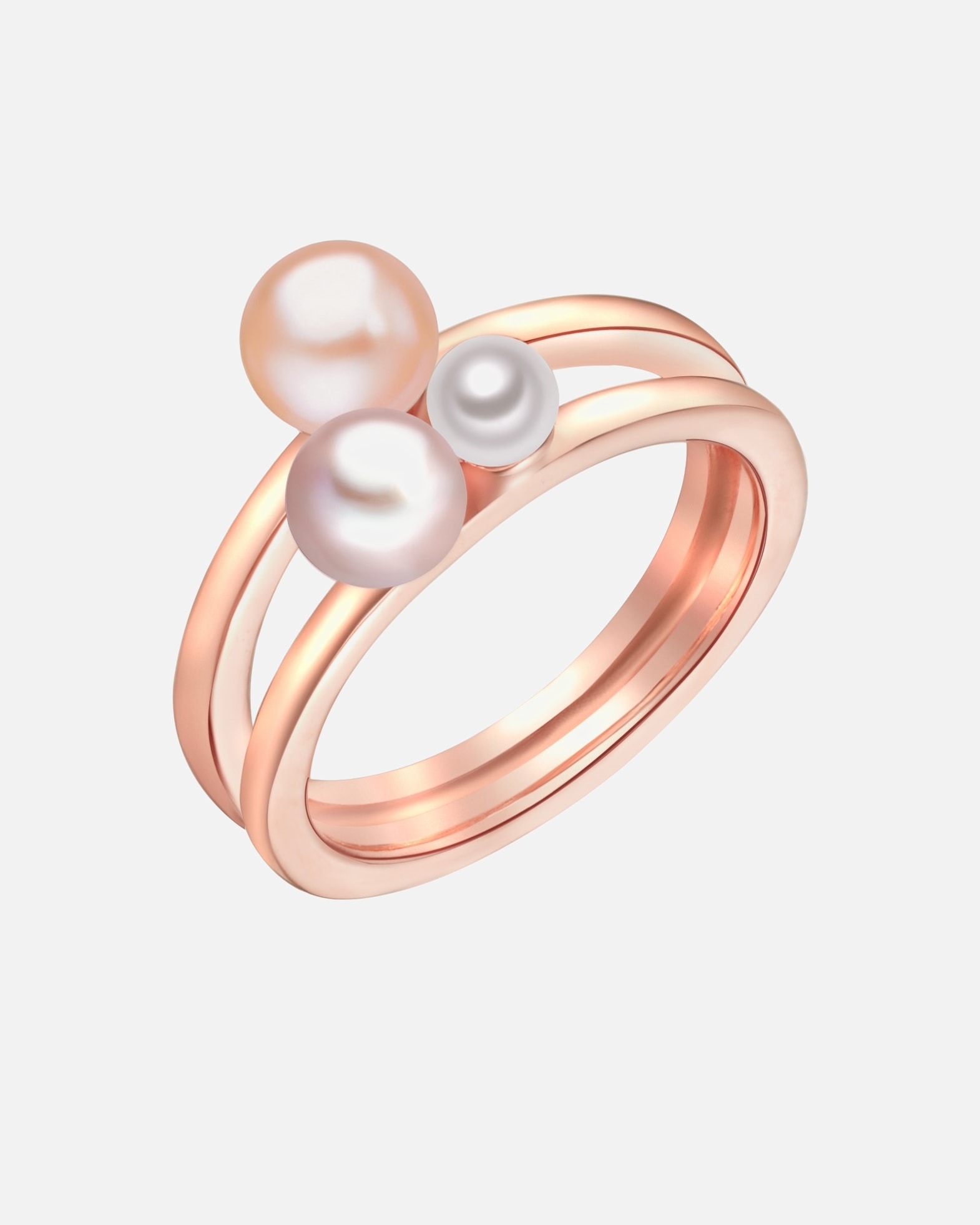Pierścionek dla Kobieta Lulu & Jane Srebro wysokiej pr óby Perła hodowlana słodkowodna 50
