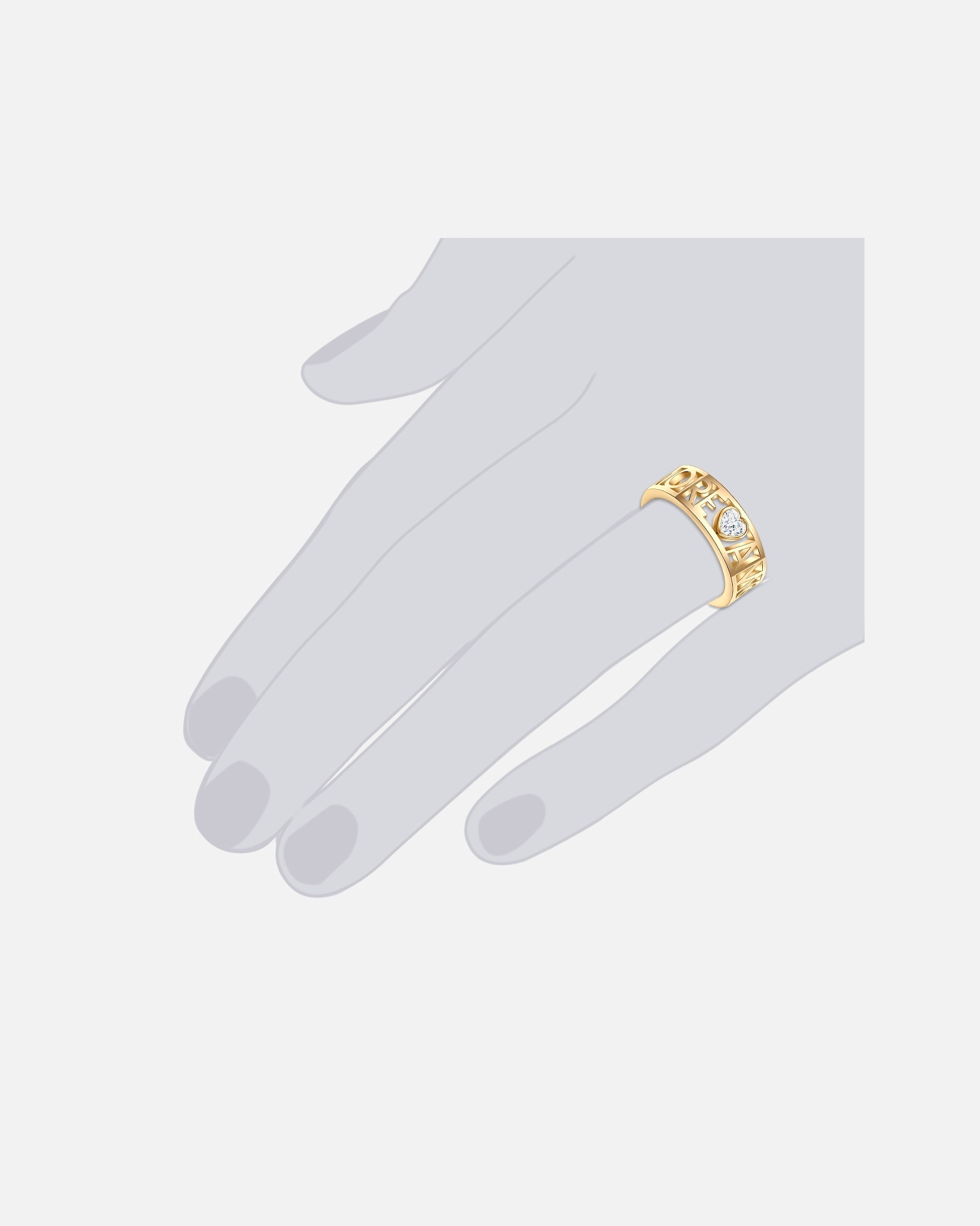 Pierścionek dla Kobieta Lulu & Jane Pierścionek Stop metali Żółte złoto 58