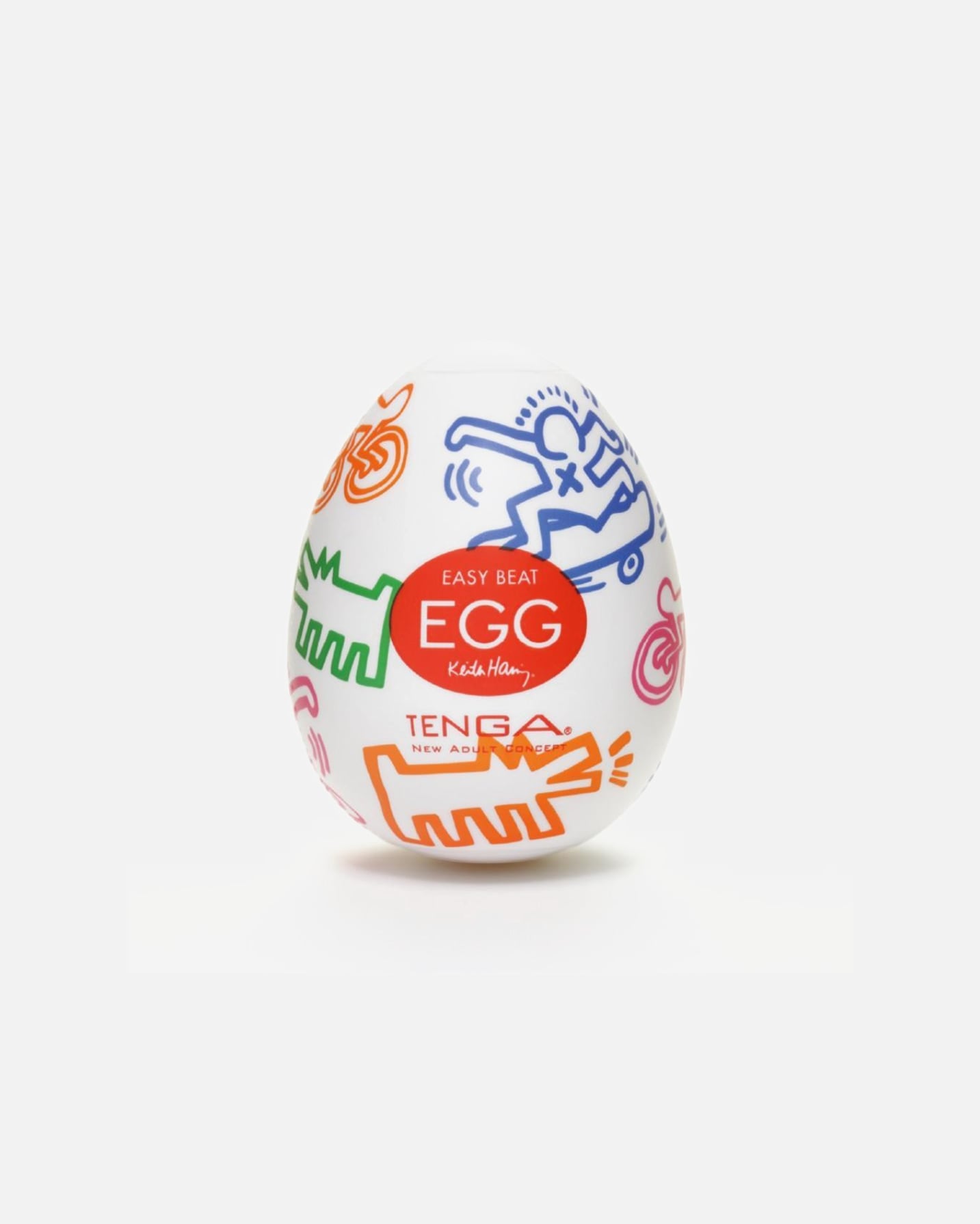 Wibrator dla Mężczyzna Tenga Easy Beat Egg Keith Haring 1 sztuka