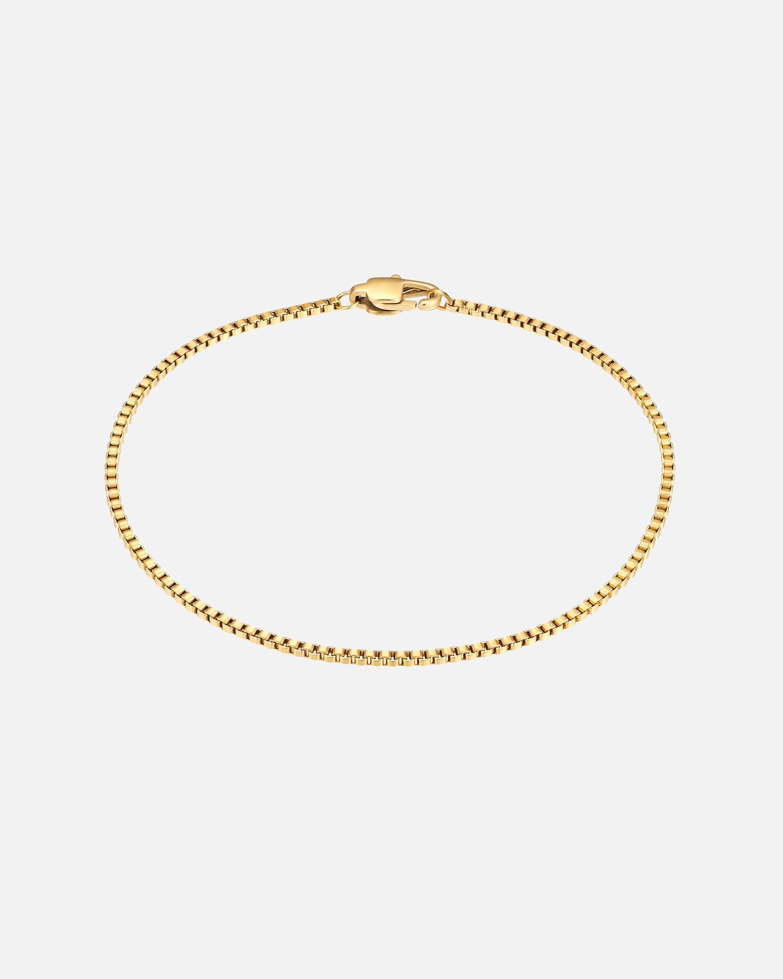 Bransoletka dla Mężczyzna Bransoletka Stal nierdzewna Żółte złoto 19 cm