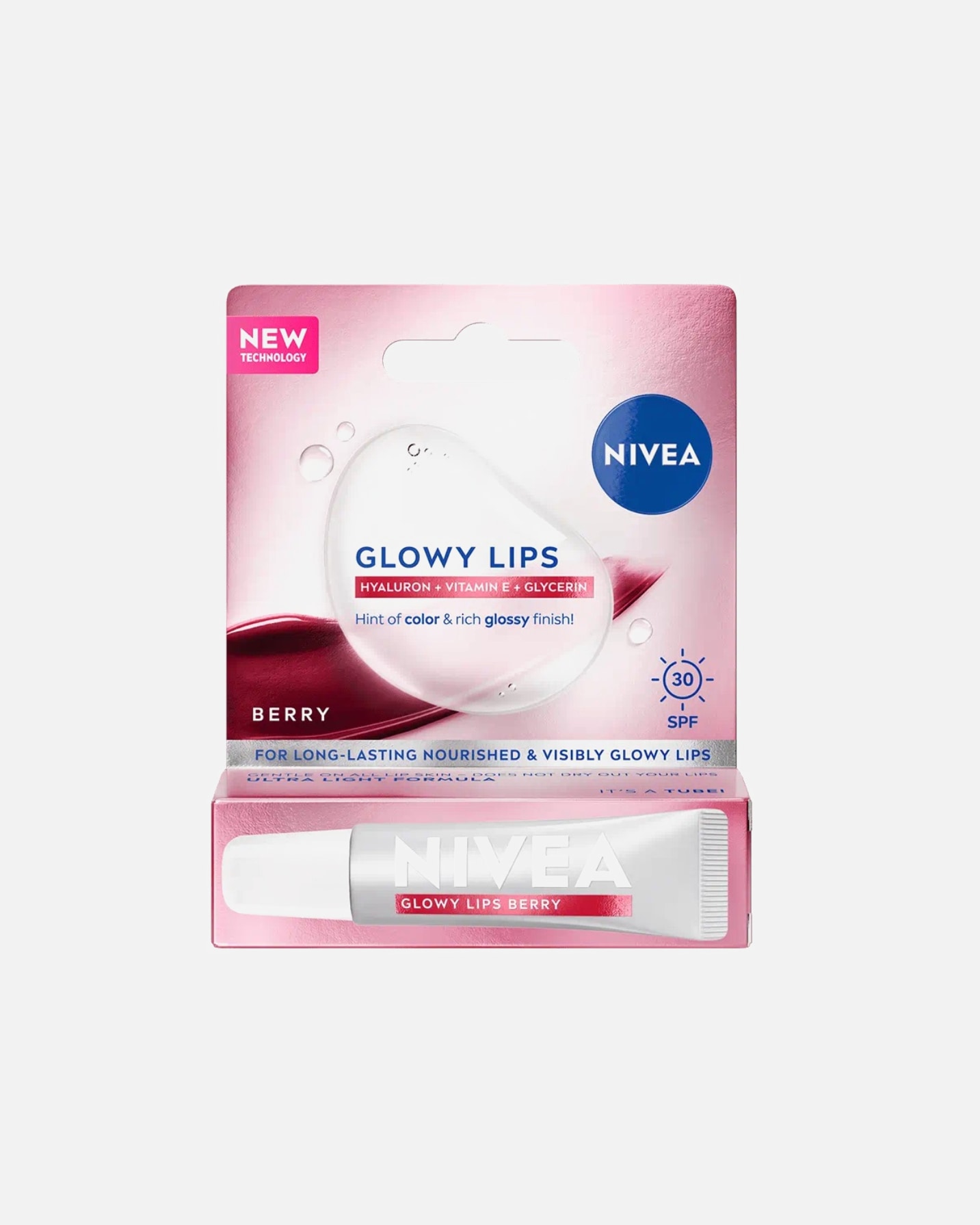 Balsam do ust dla Kobieta NIVEA Glowy Lips Berry Berry
