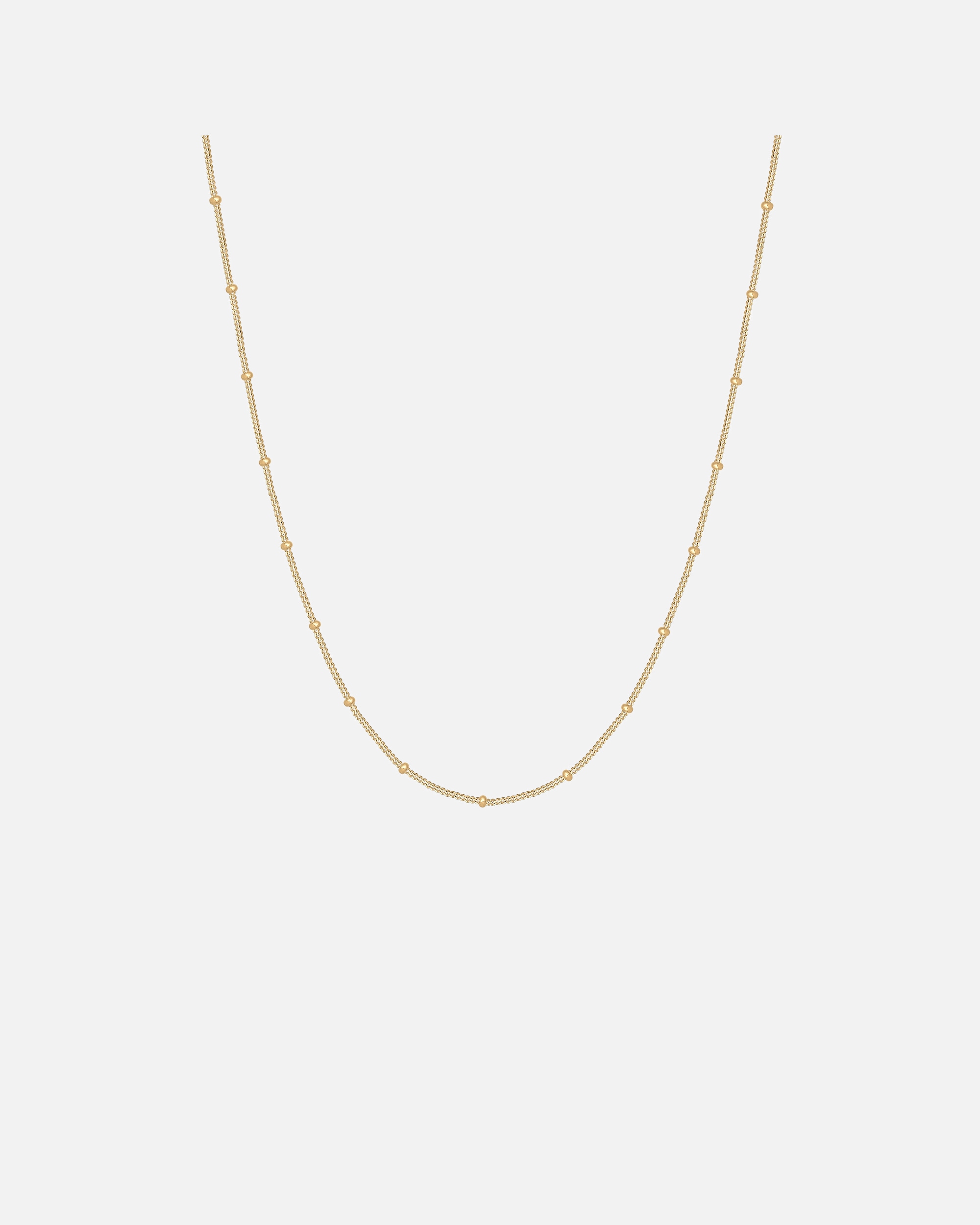 Naszyjnik dla Kobieta Elli Damski łańcuszek kulka Basic Classic delikatne srebro 925 Sterling Silver 80988 45