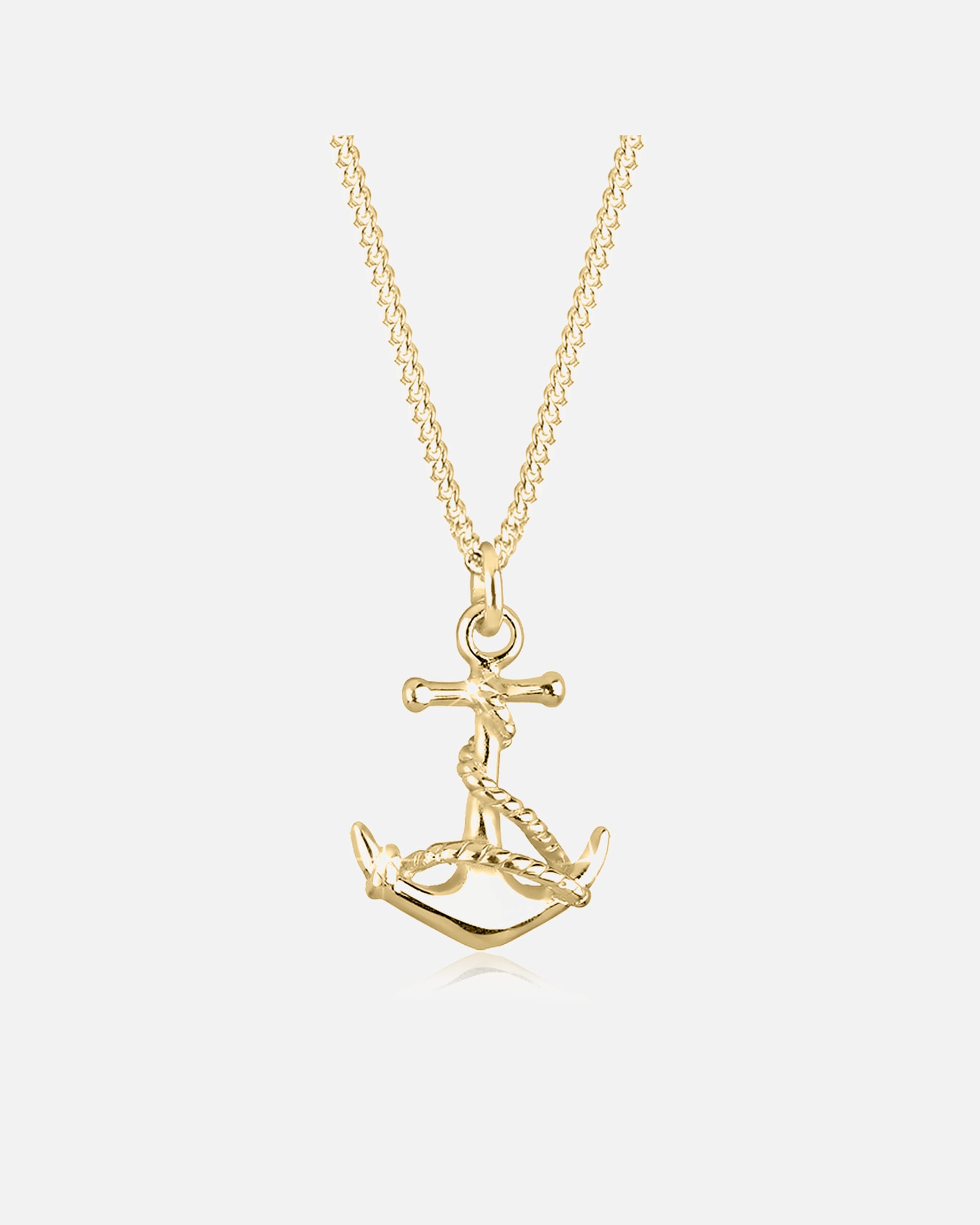 Naszyjnik dla Kobieta Elli Damski wisior z kotwicą morski letni trend w srebrze próby 925 Sterling Silver 45