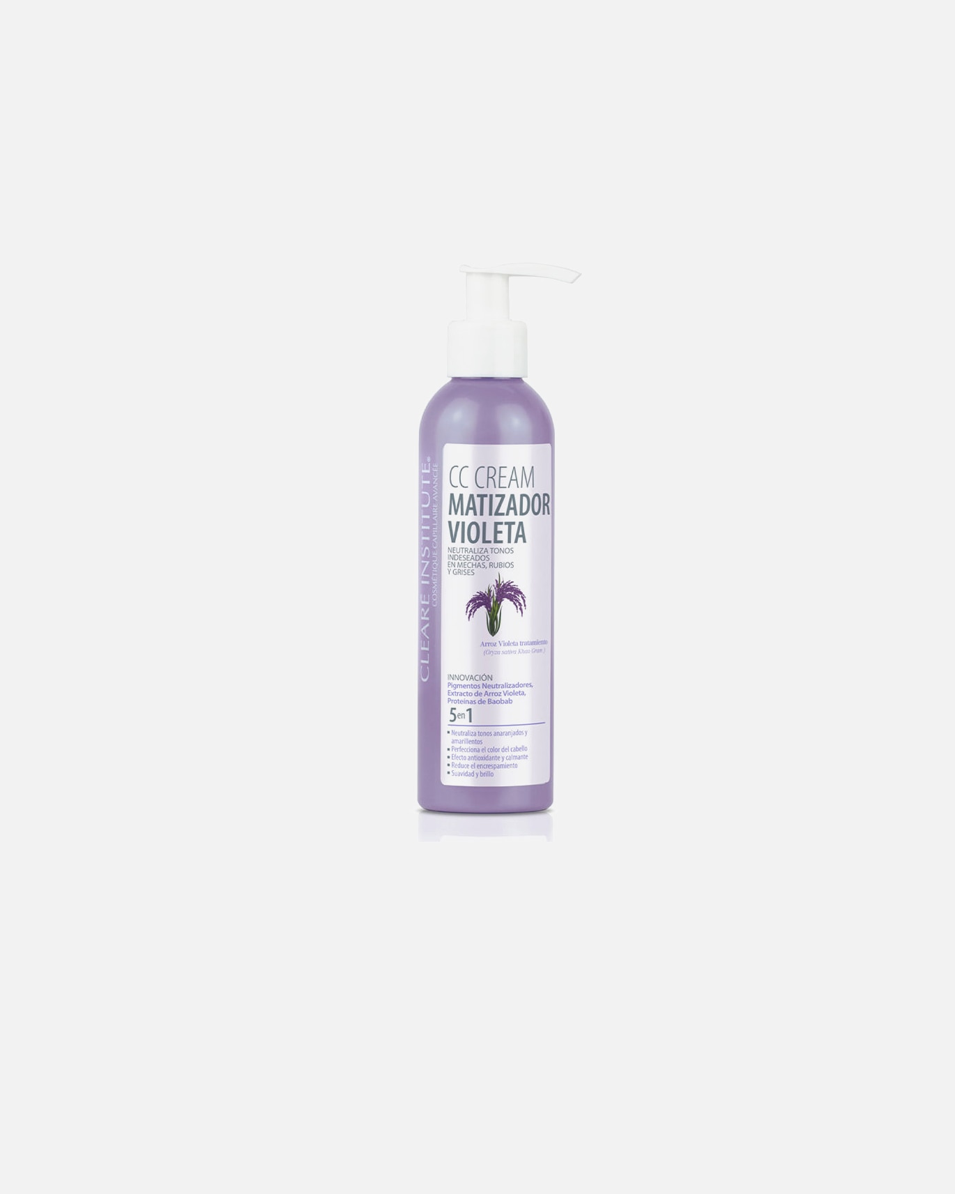 Kuracja do włosów dla Kobieta Clearé Institute Tonik CC w kremie Violet 200 ml