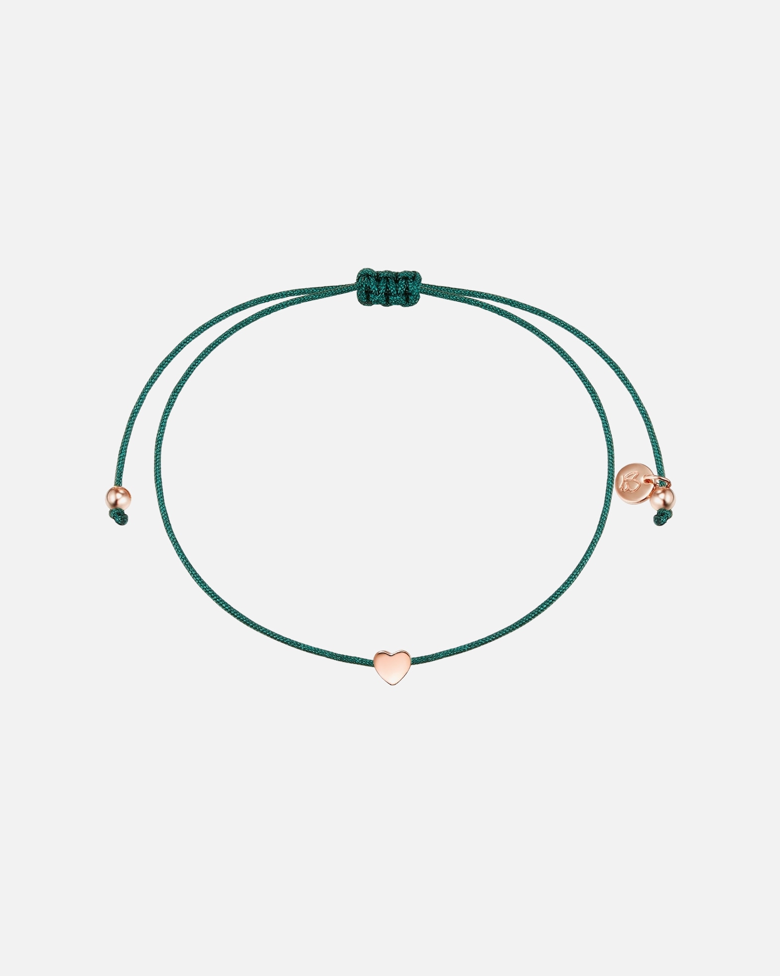 Bransoletka dla Kobieta Glanzstücke München Srebrna bransoleta Serce srebro wysokiej próby różowe złoto 15,0 - 22,0 cm, flexibel einstellbar