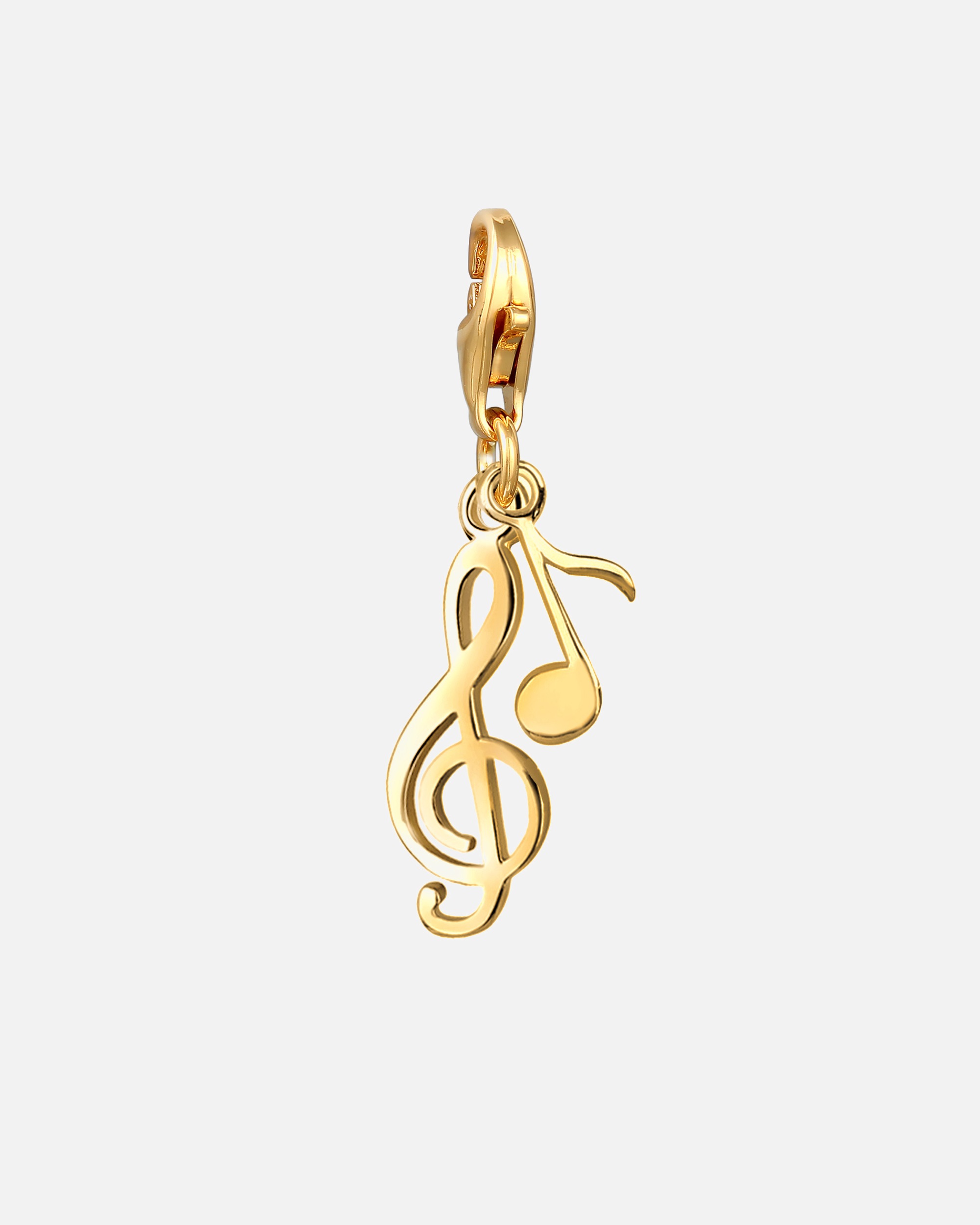 Zawieszka dla Kobieta Elli Damski wisiorek klucz wiolinowy ze srebra próby 925 Sterling Silver goldfarben
