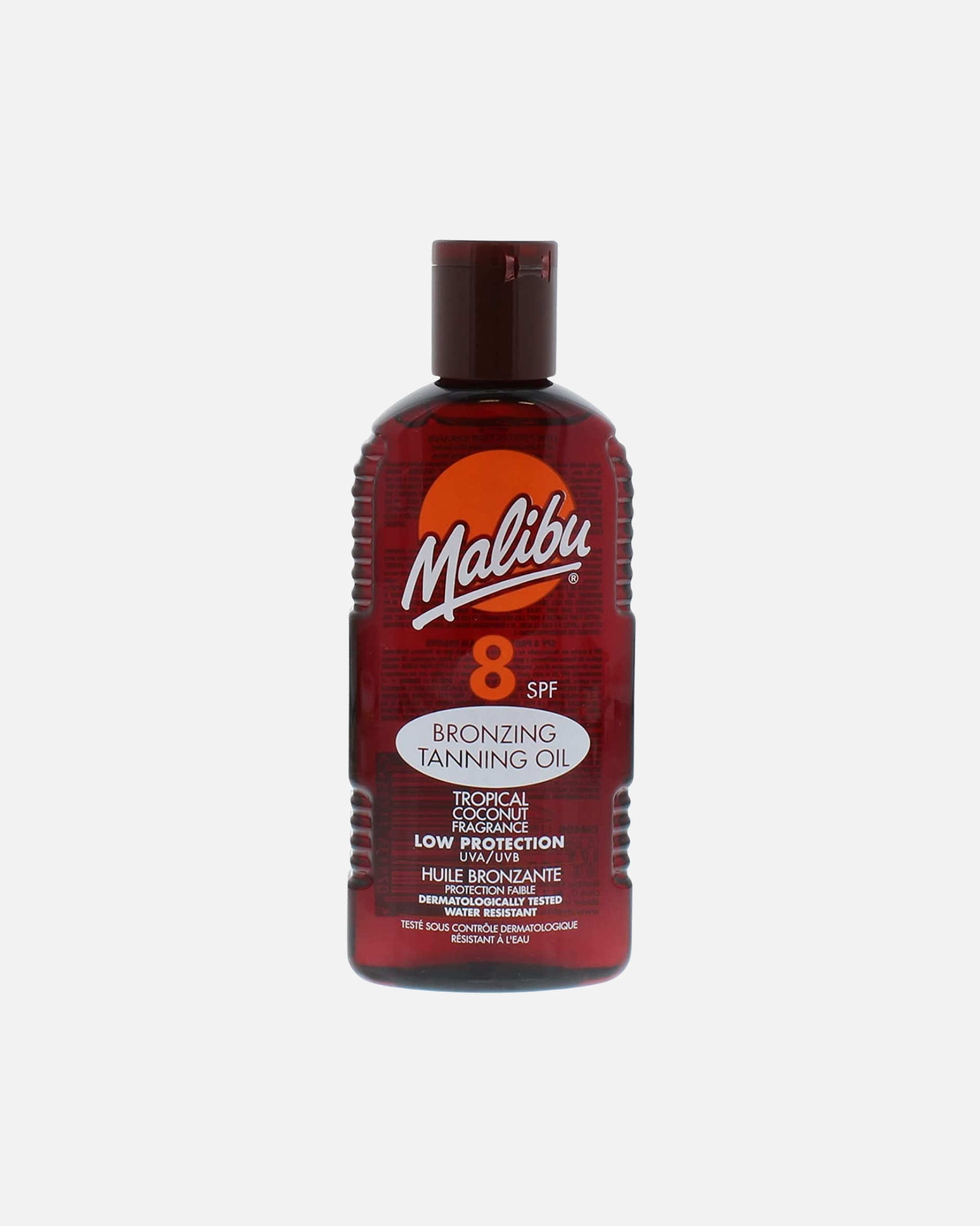 Balsam do opalania dla Unisex Bronzing Tanning Oil olejek do opalania brązujący tropikalny kokos SPF8 200 ml