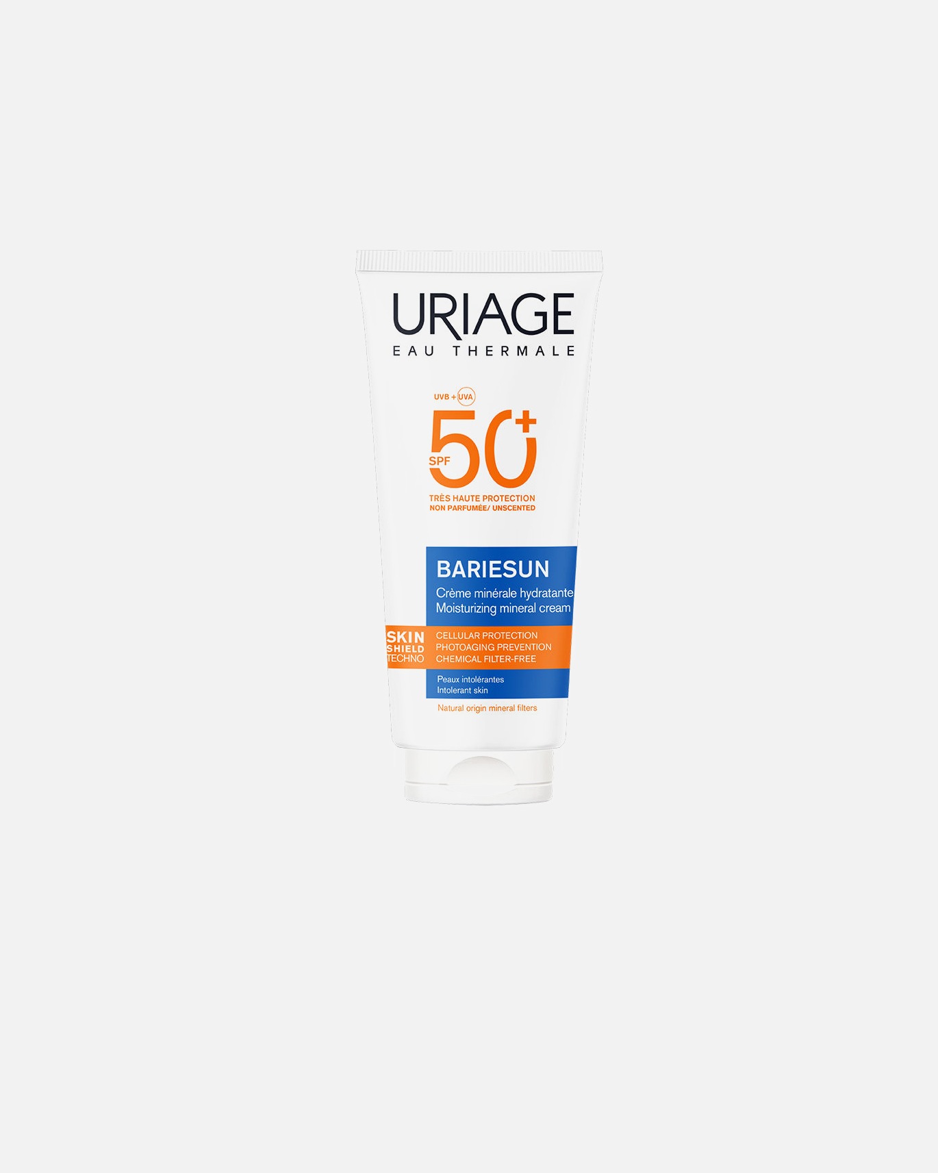 Krem do opalania dla Unisex Uriage Bariesun Krem mineralny SPF50+ 100 ml