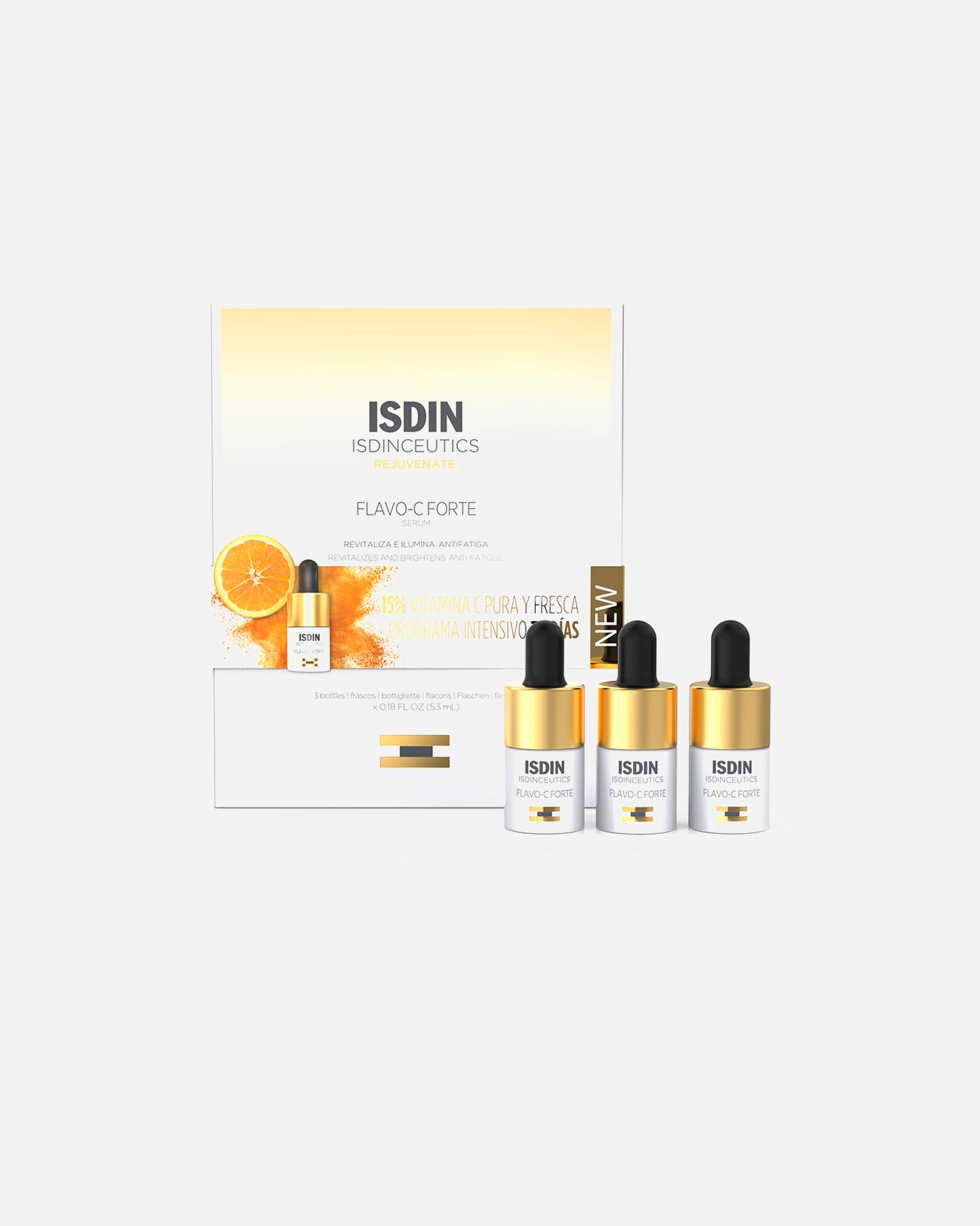 Serum z witaminą C dla Unisex ISDIN ISDINCEUTICS flavo c forte 5,3 ml