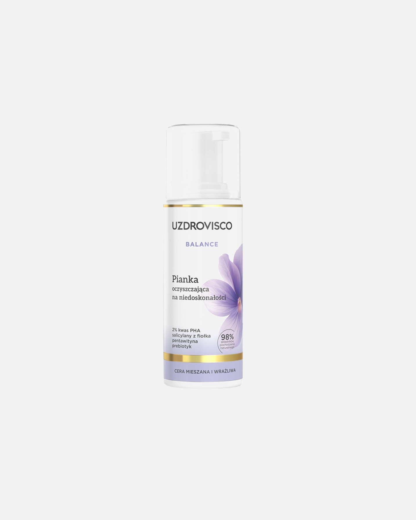 Pianka do mycia twarzy dla Kobieta Uzdrovisco Balance 150 ml