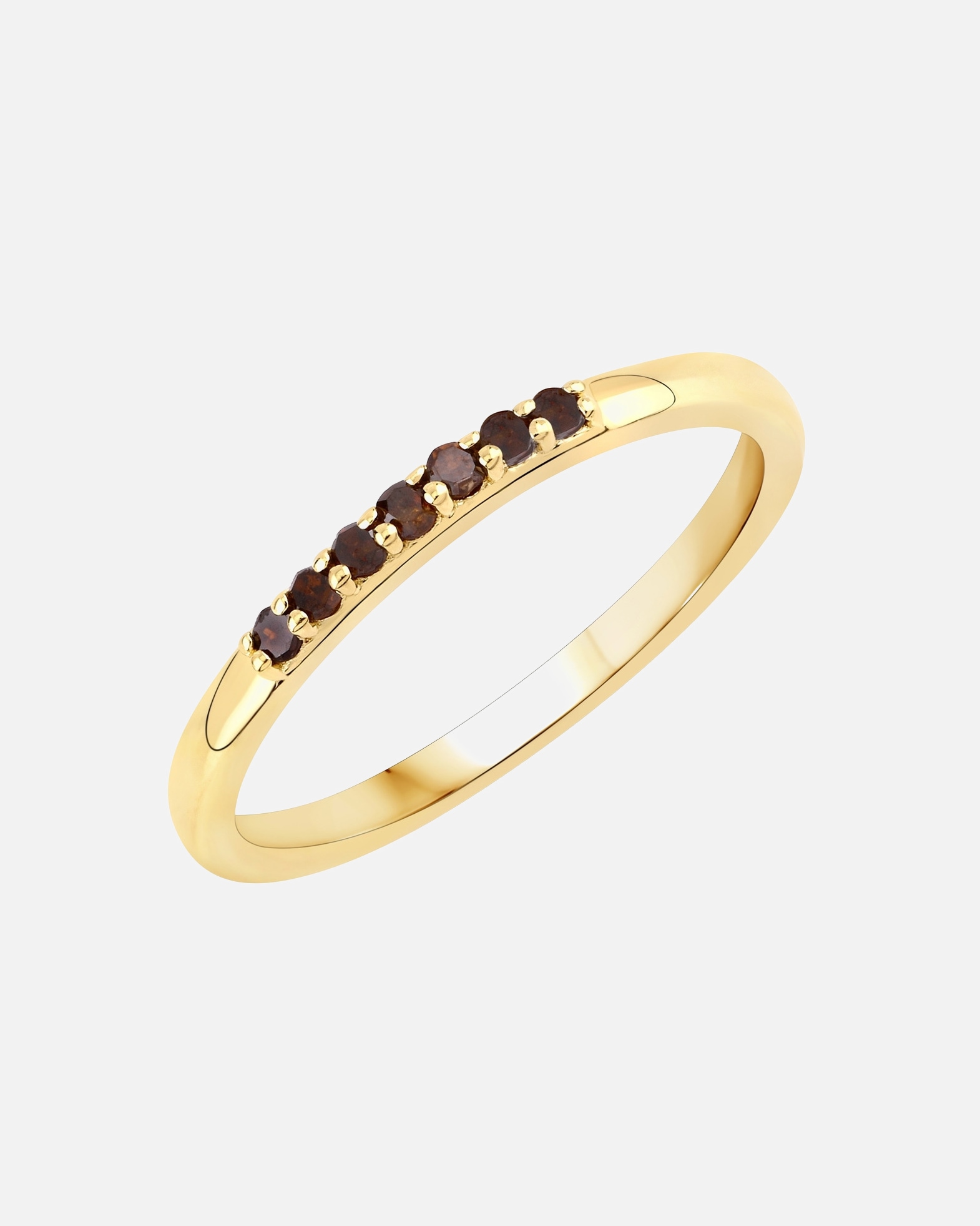 Pierścionek dla Kobieta Pierścionek Srebro wysokiej próby Żółte złoto 56