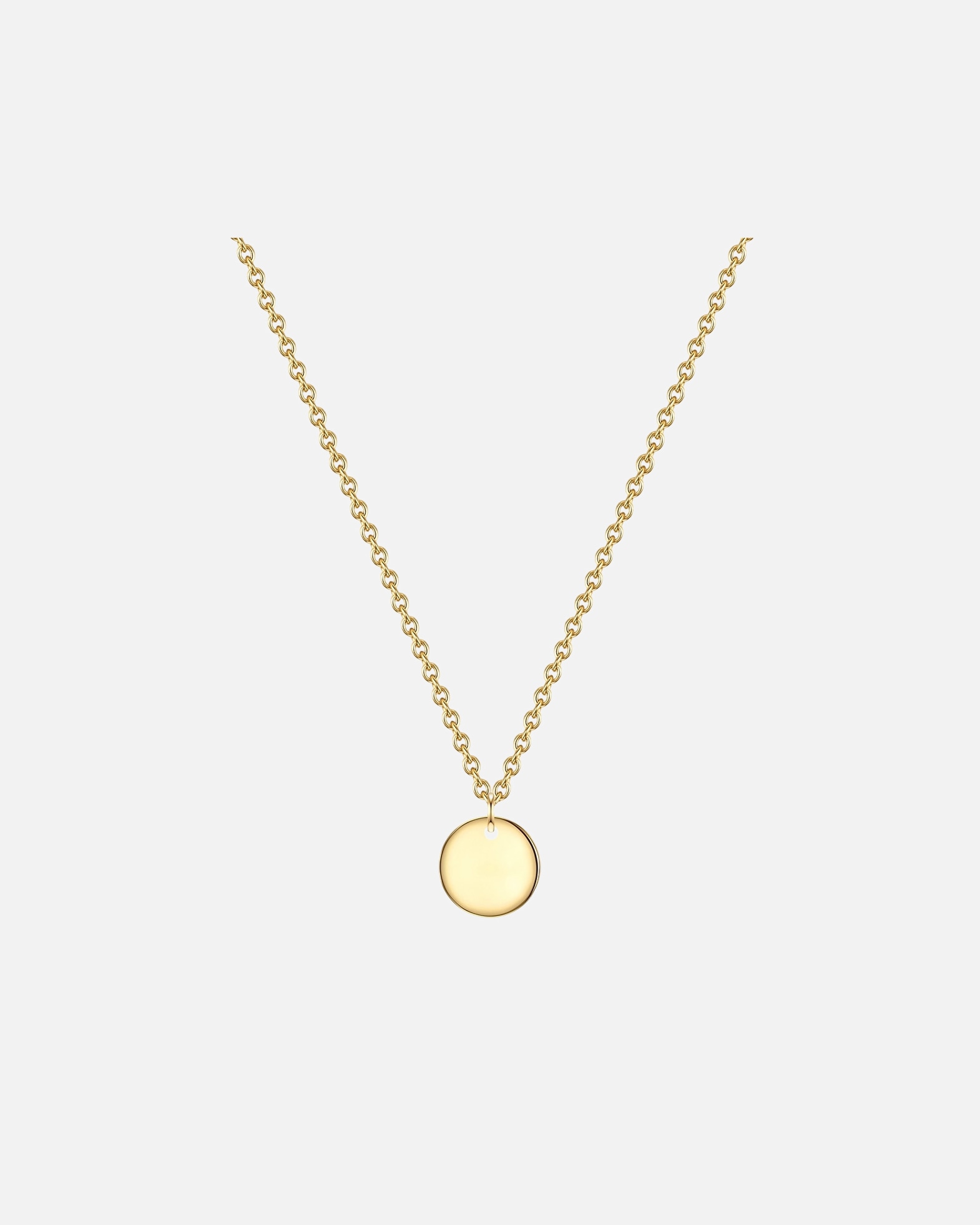 Naszyjnik dla Kobieta Łańcuszek Okrag z Srebro wysokiej próby w Żółte złoto 40,0 cm Basiskette + 5,0 cm Verlängerung