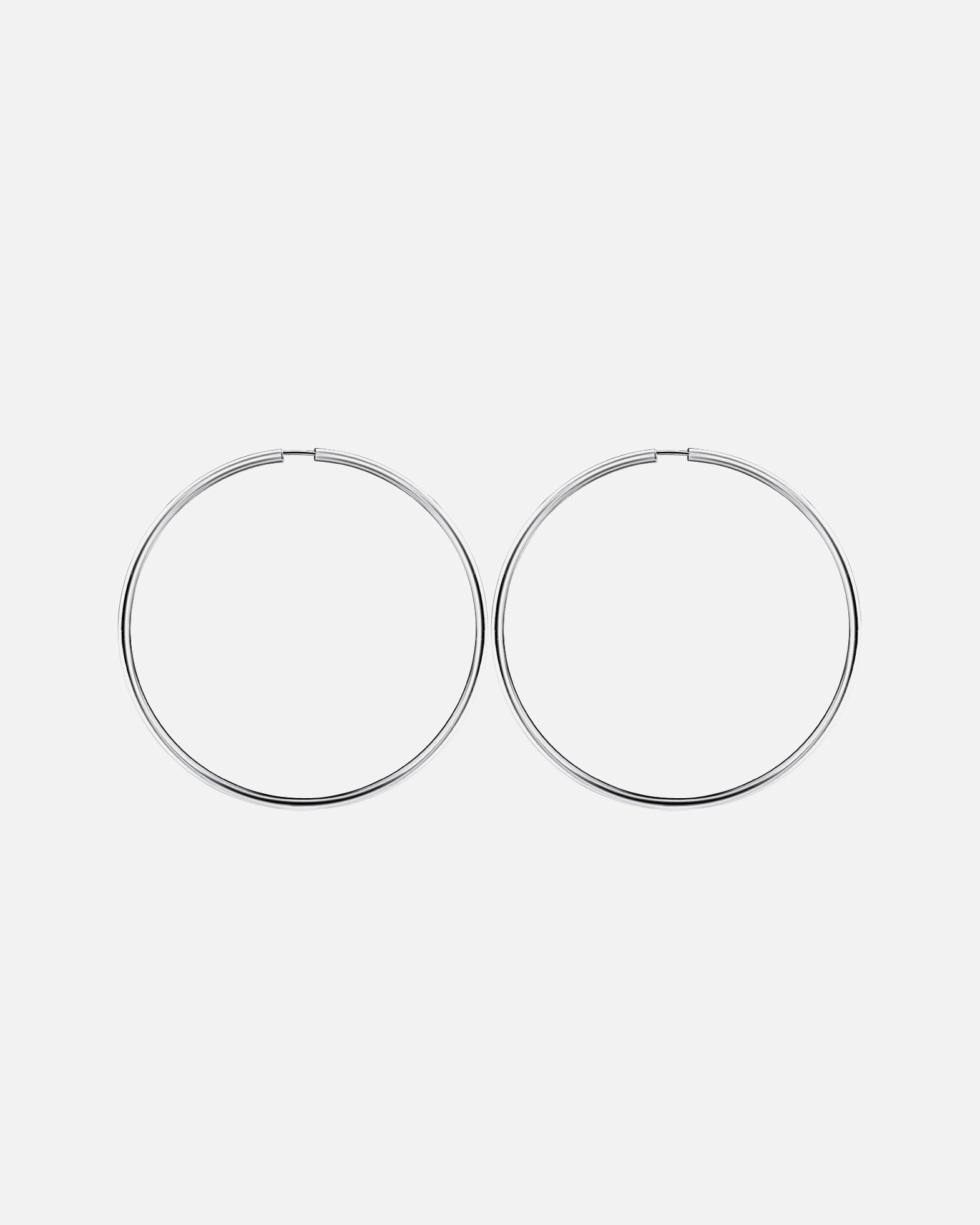 Obrączki dla Kobieta Rafaela Donata Srebrne kolczyki kreole srebro wysokiej próby srebrny 70,0 mm