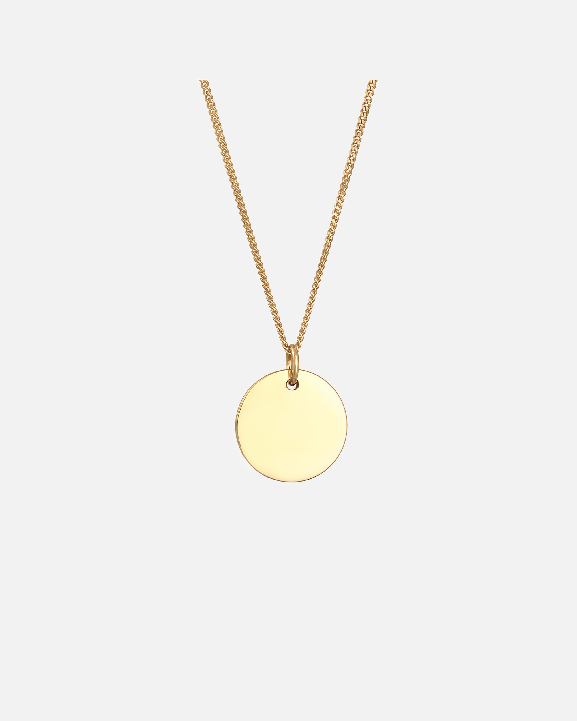 Naszyjnik dla Kobieta Elli Damski wisiorek płytka Basic ze srebra próby 925 Sterling Silver goldfarben