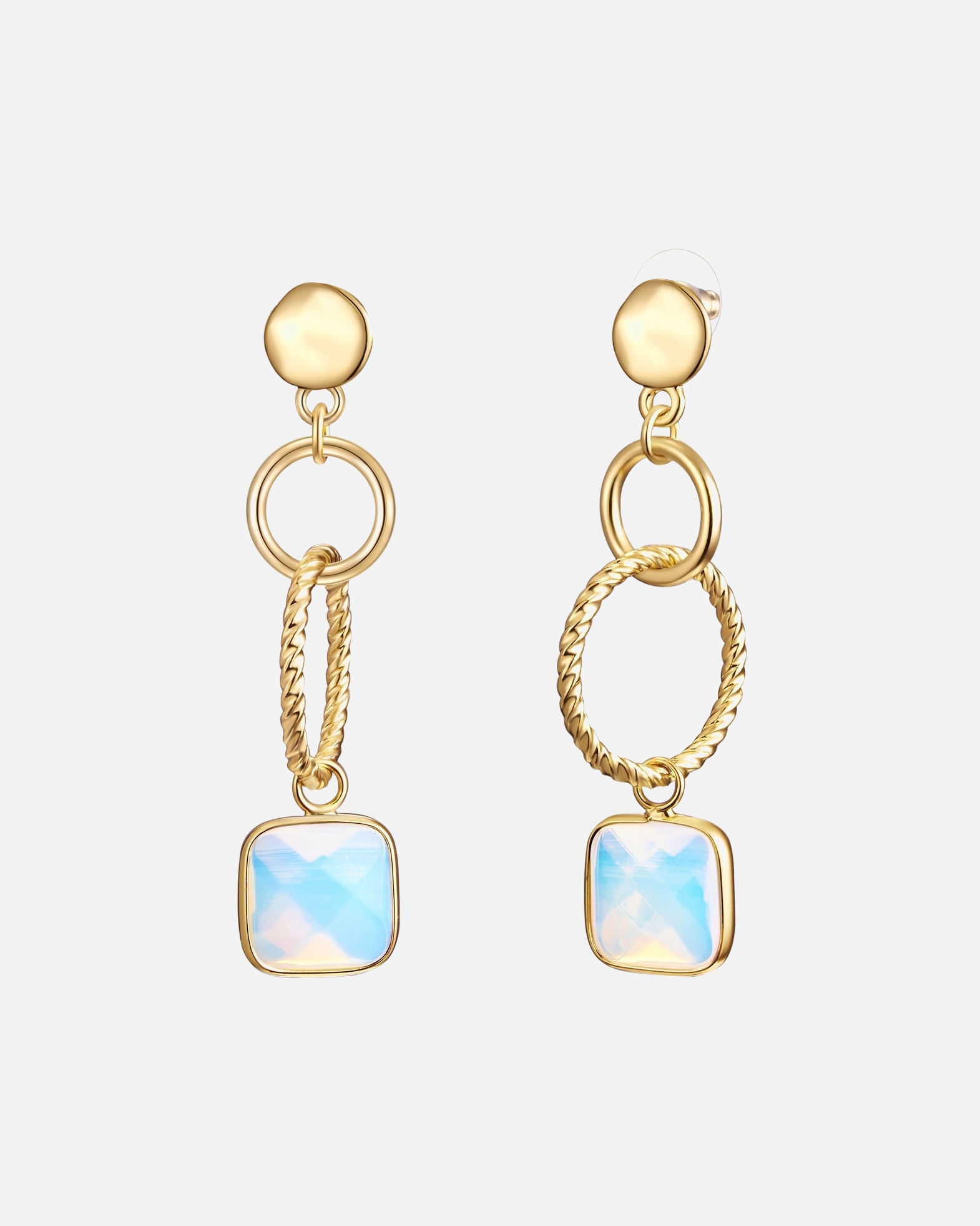 Kolczyki dla Kobieta Lulu & Jane Stop metali KamieŃ naturalny 70,2 mm