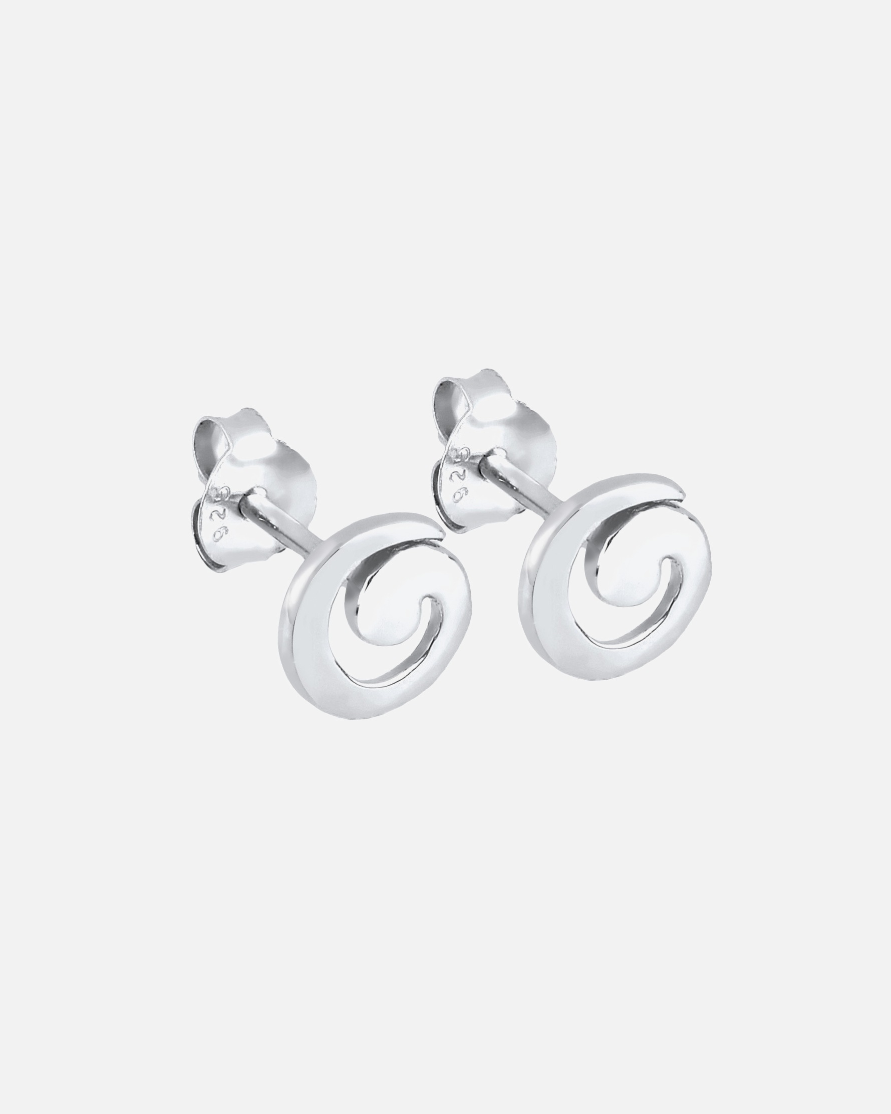 Kolczyki dla Kobieta Elli Kolczyki sztyfty damskie Spiral Geo Basic Playful w srebrze próby 925 Sterling Silver silberfarben