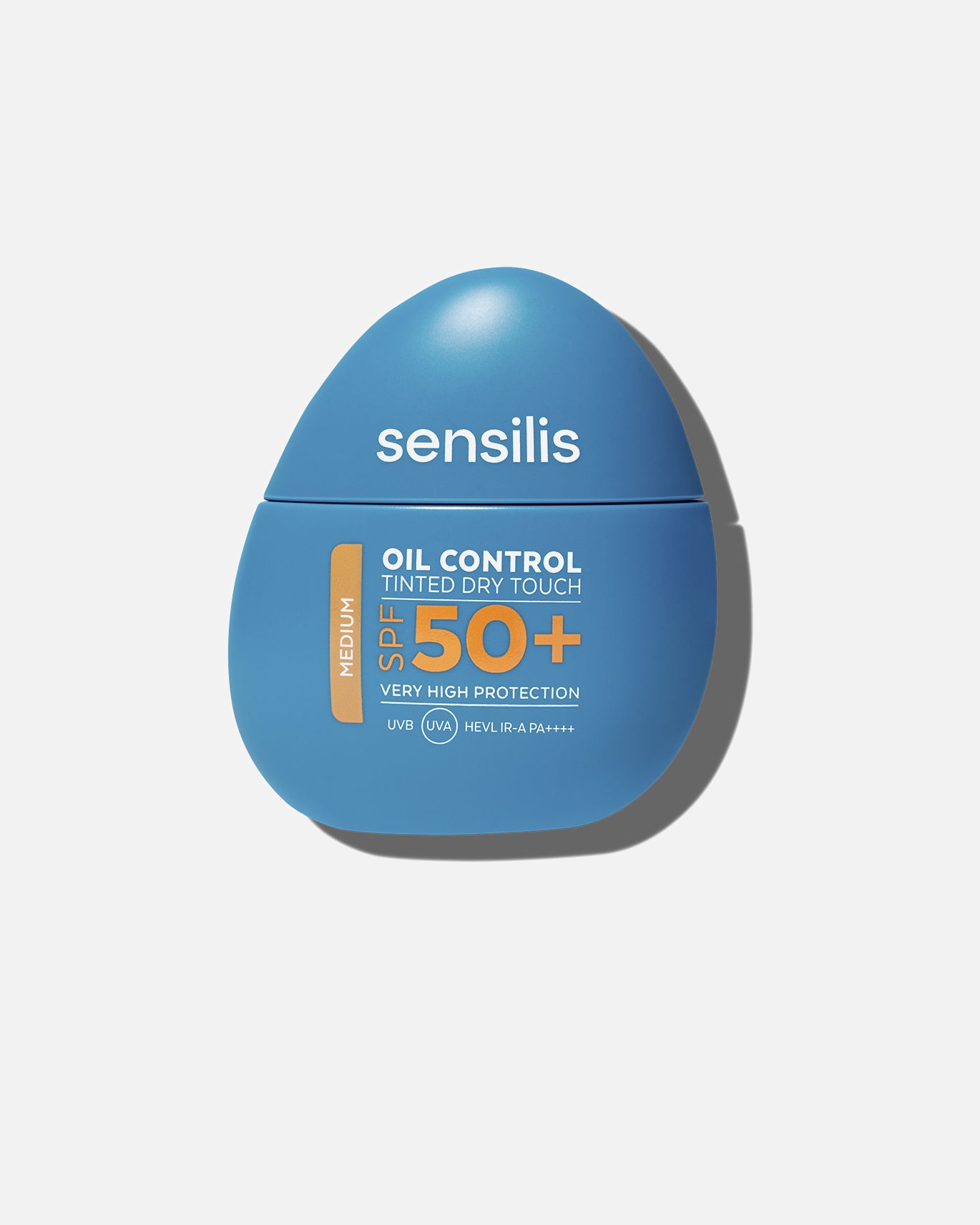 Krem do opalania dla Unisex SENSILIS Default Brand Line Krem przeciwsłoneczny koloryzujący OIL CONTROL DRY TOUCH SPF50+ Średni