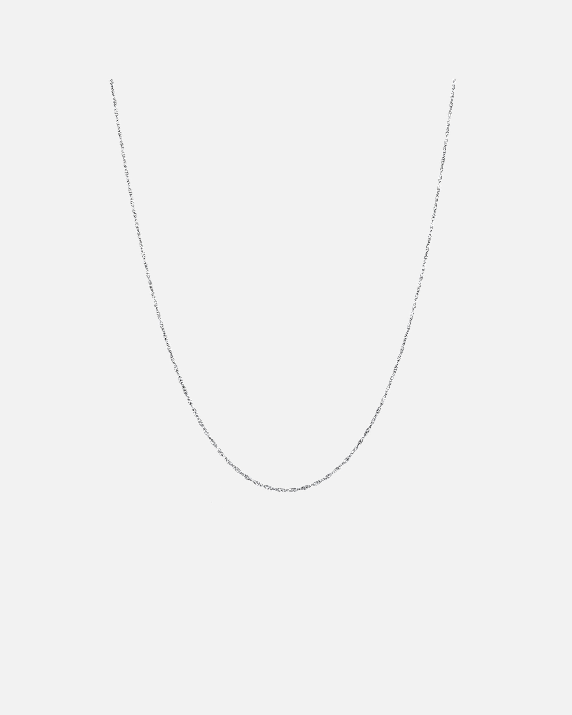Naszyjnik dla Mężczyzna KUZZOI Męski łańcuszek Basic Twisted ze srebra próby 925 Sterling Silver 45