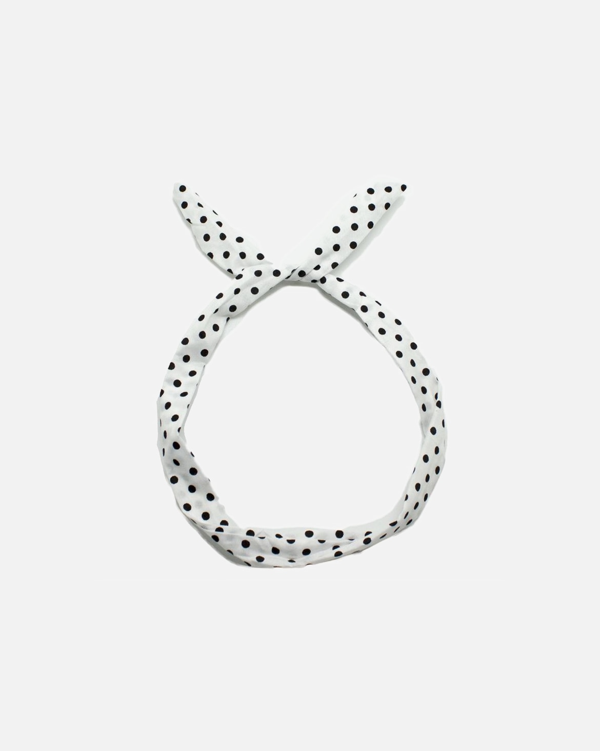 Opaska do włosów dla Unisex SOHO SOHO Flexi opaska do włosów z drutem Biały/Czarny