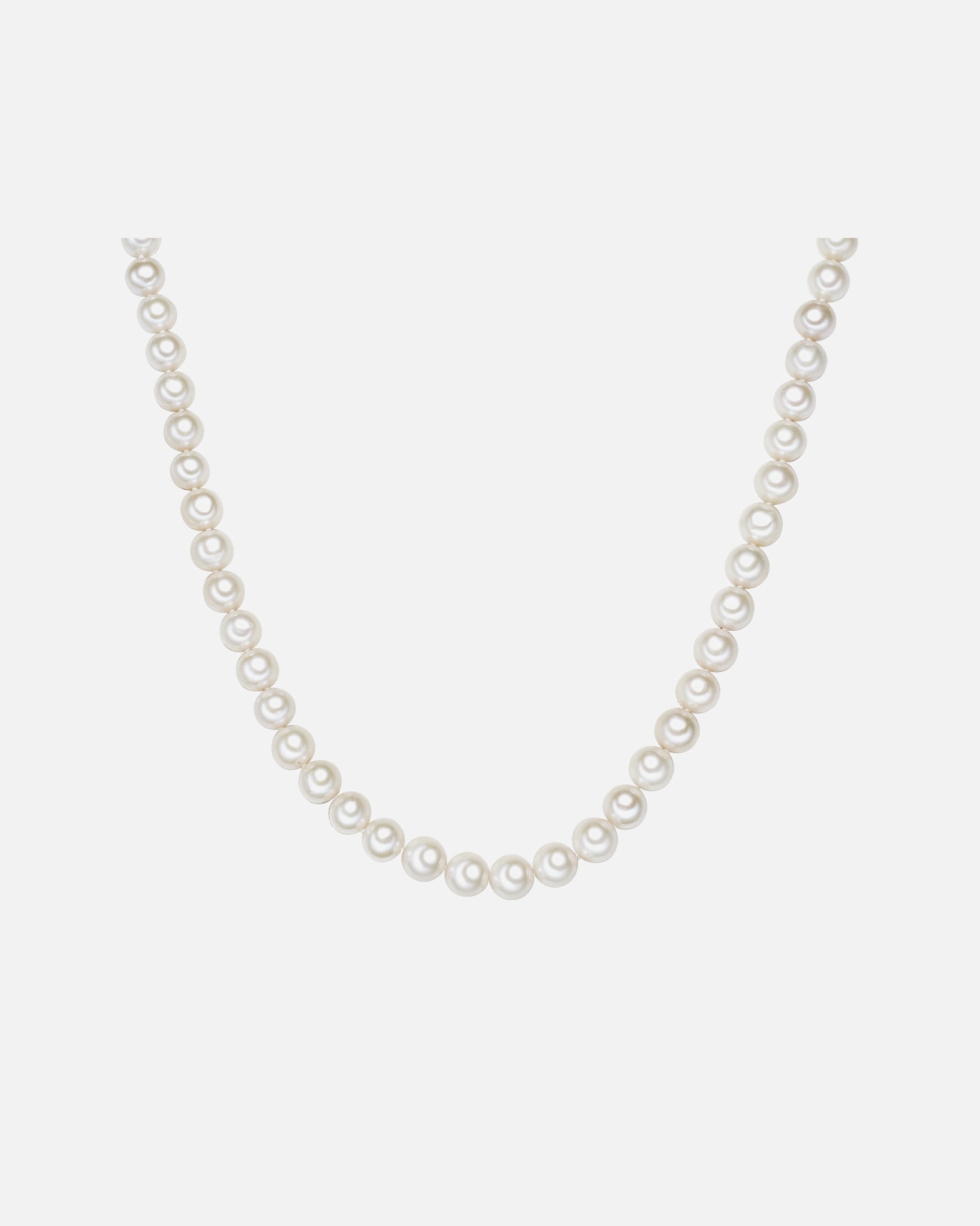 Naszyjnik dla Kobieta Naszyjnik z pereł srebro wysokiej próby Perła hodowlana słodkowodna srebrny 60,0 cm