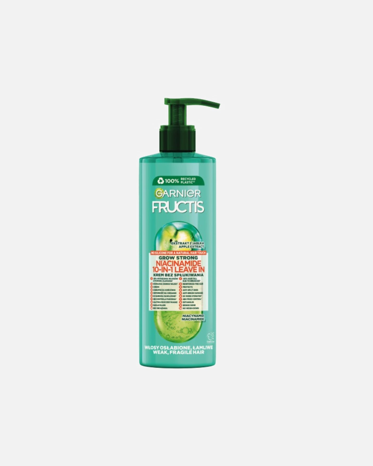 Odżywka do włosów do spłukiwania dla Kobieta Garnier Fructis Grow Strong 400 ml