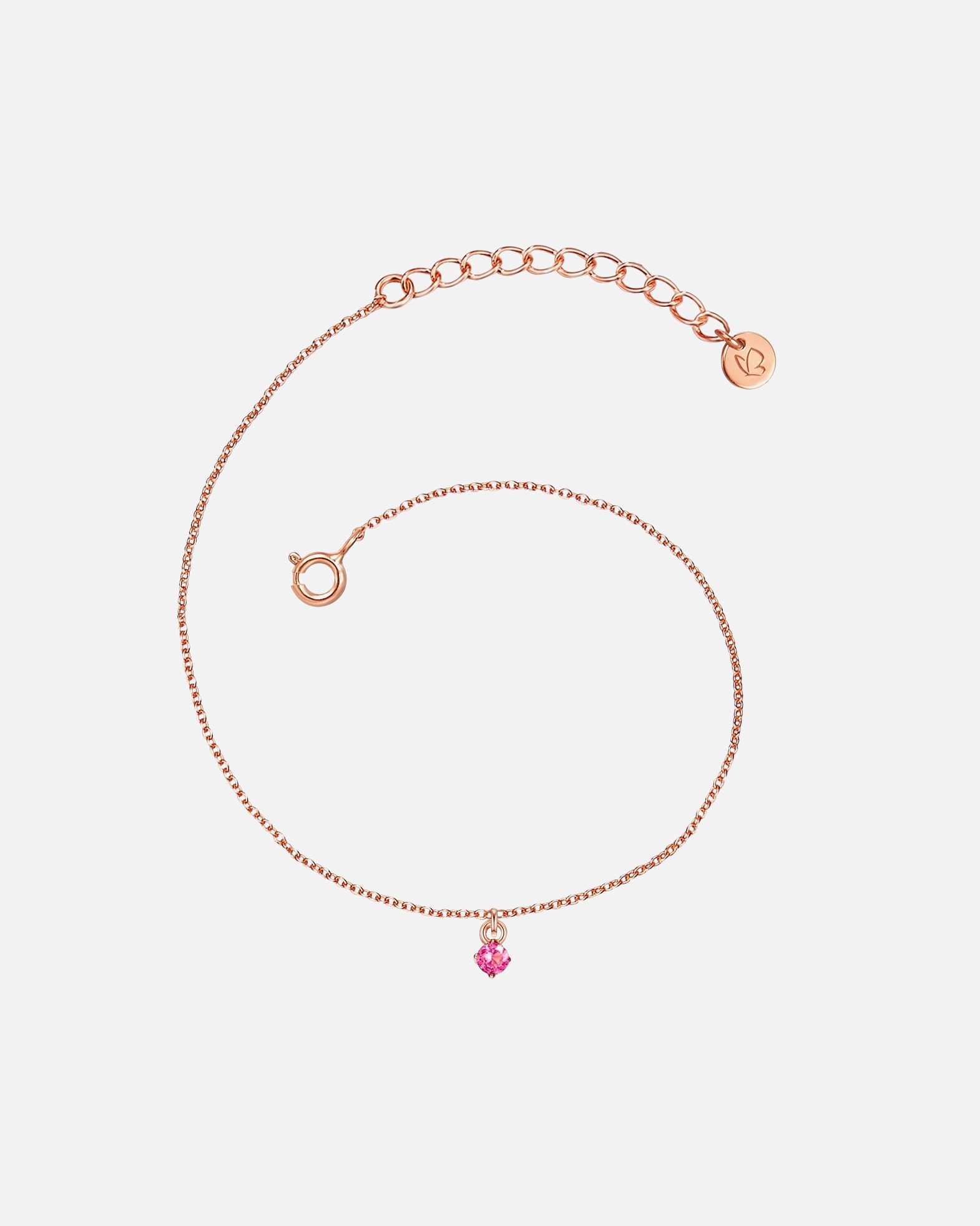 Bransoletka dla Kobieta Glanzstücke München Bransoletka z Srebro wysokiej próby w Różowy złoty 17,0 cm Basislänge + 4,0 cm Verlängerung