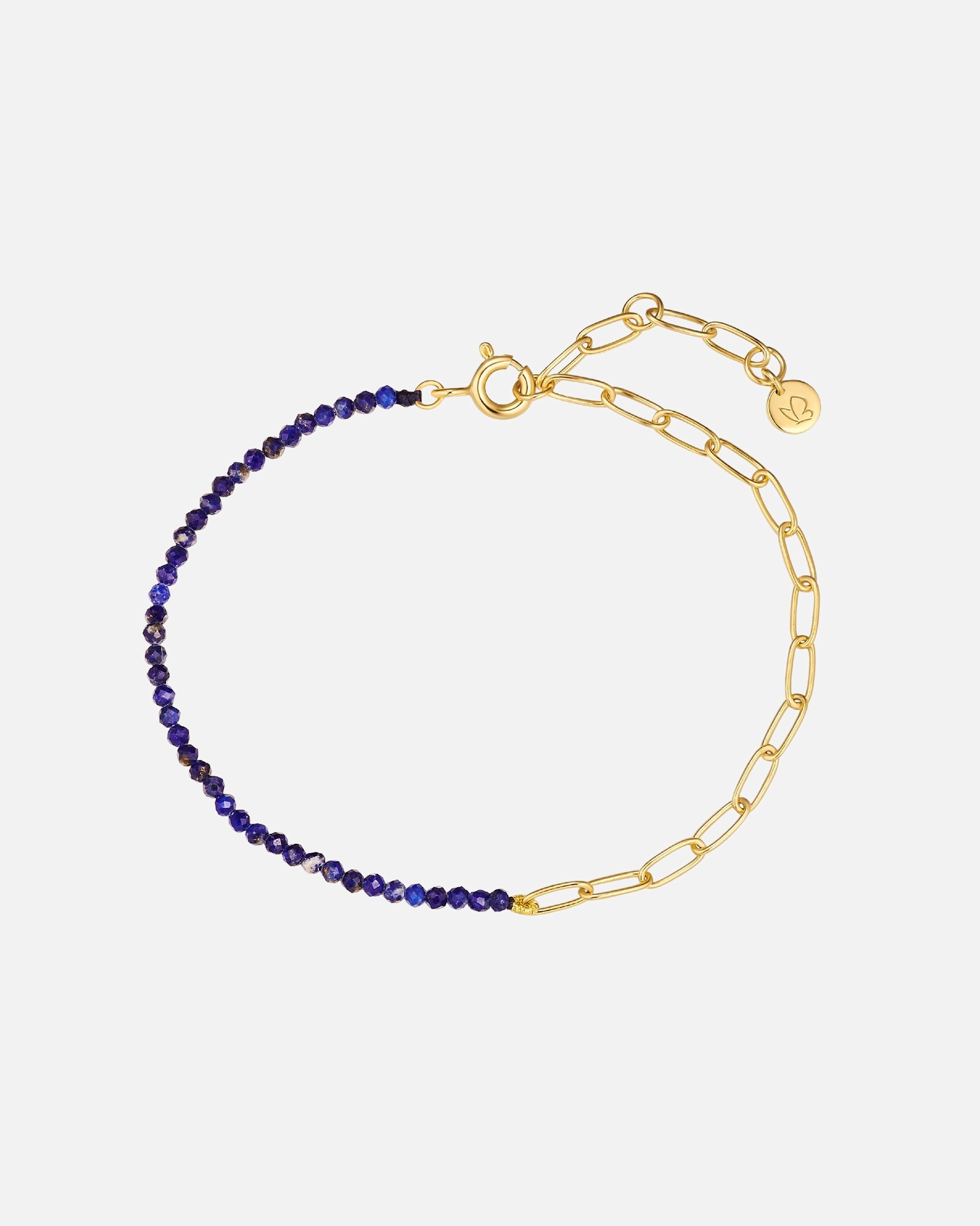 Bransoletka dla Kobieta Bransoletka Srebro wysokiej próby Żółte złoto 17,0 cm Basislänge + 3,0 cm Verlängerung