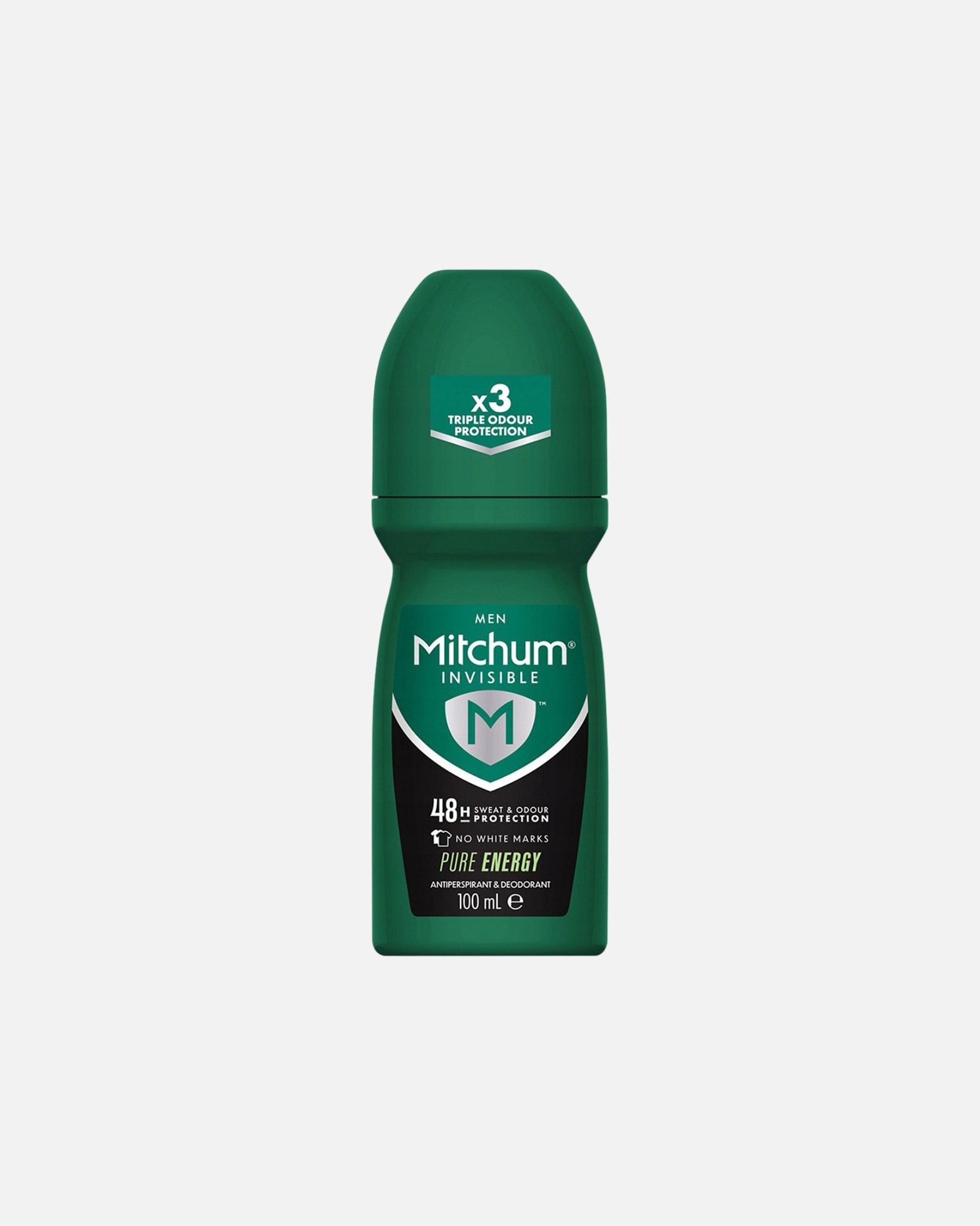 Dezodorant dla Mężczyzna Mitchum Default Brand Line Invisible Pure Energy roll-on antyperspirant dezodorant dla mężczyzn 100 ml