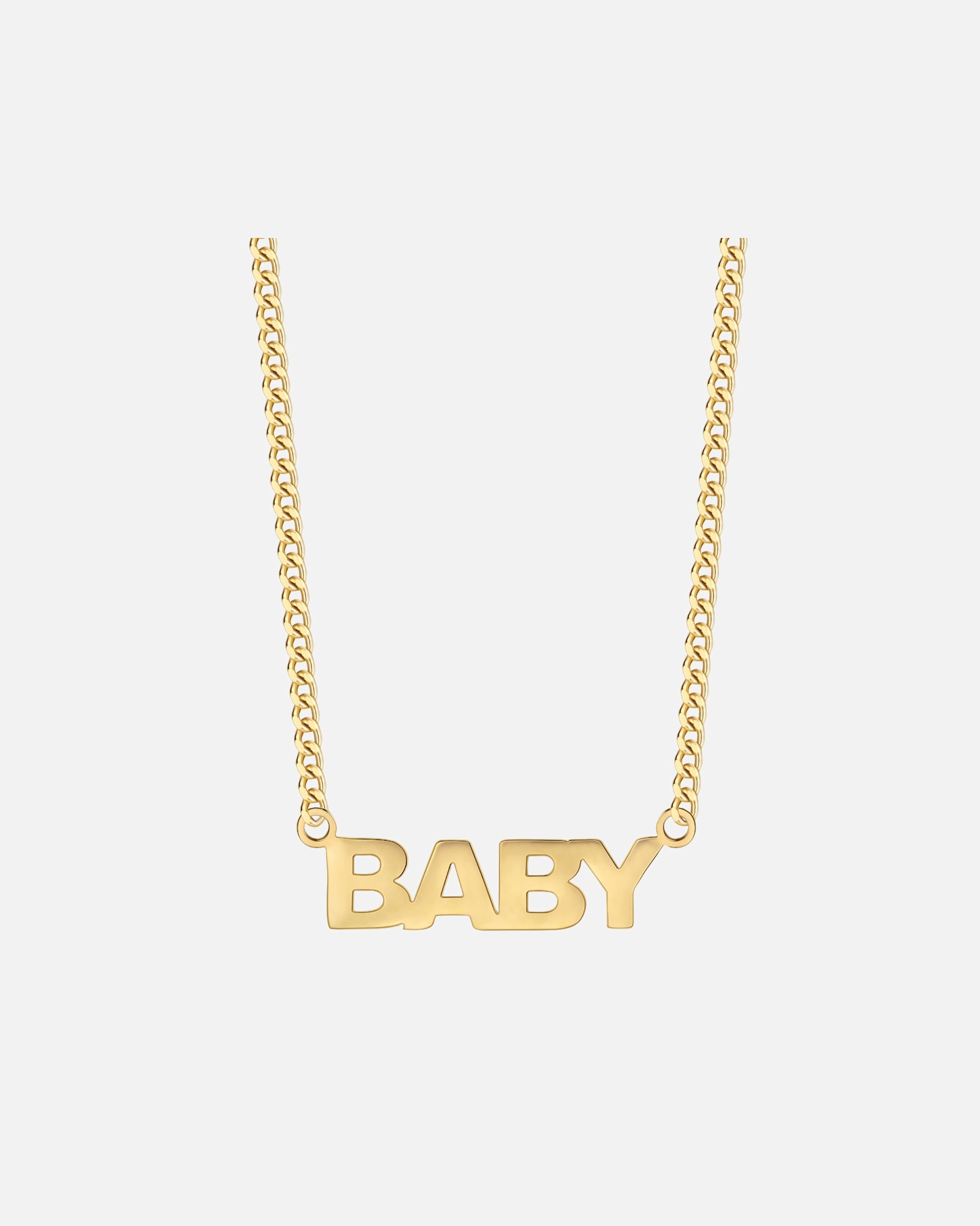 Naszyjnik dla Kobieta Łańcuszek BABY Stal nierdzewna Żółte złoto 40,0 cm Basiskette + 5,0 cm Verlängerung