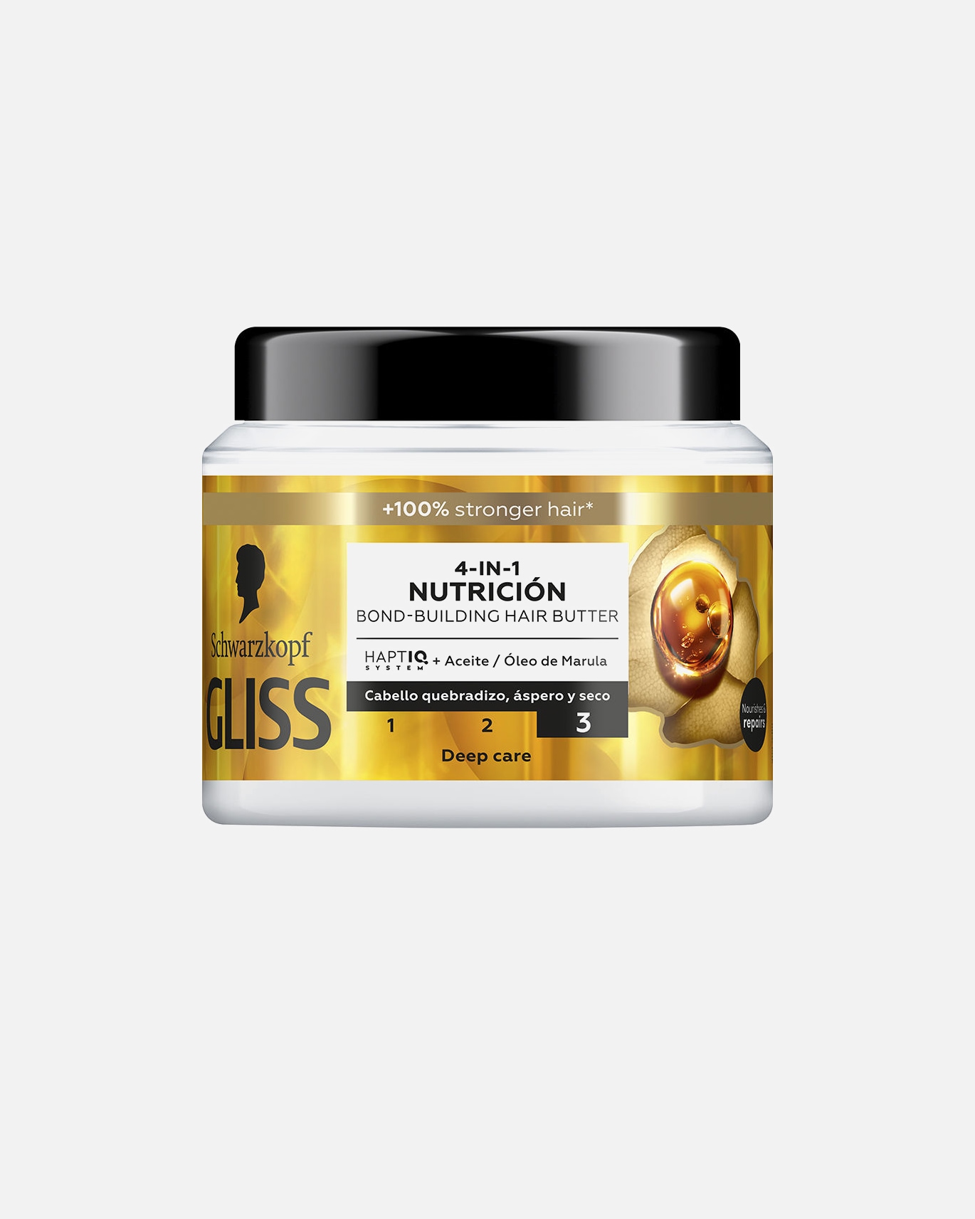 Maska do włosów dla Unisex Schwarzkopf GLISS OIL NUTRITIVE maska 400 ml